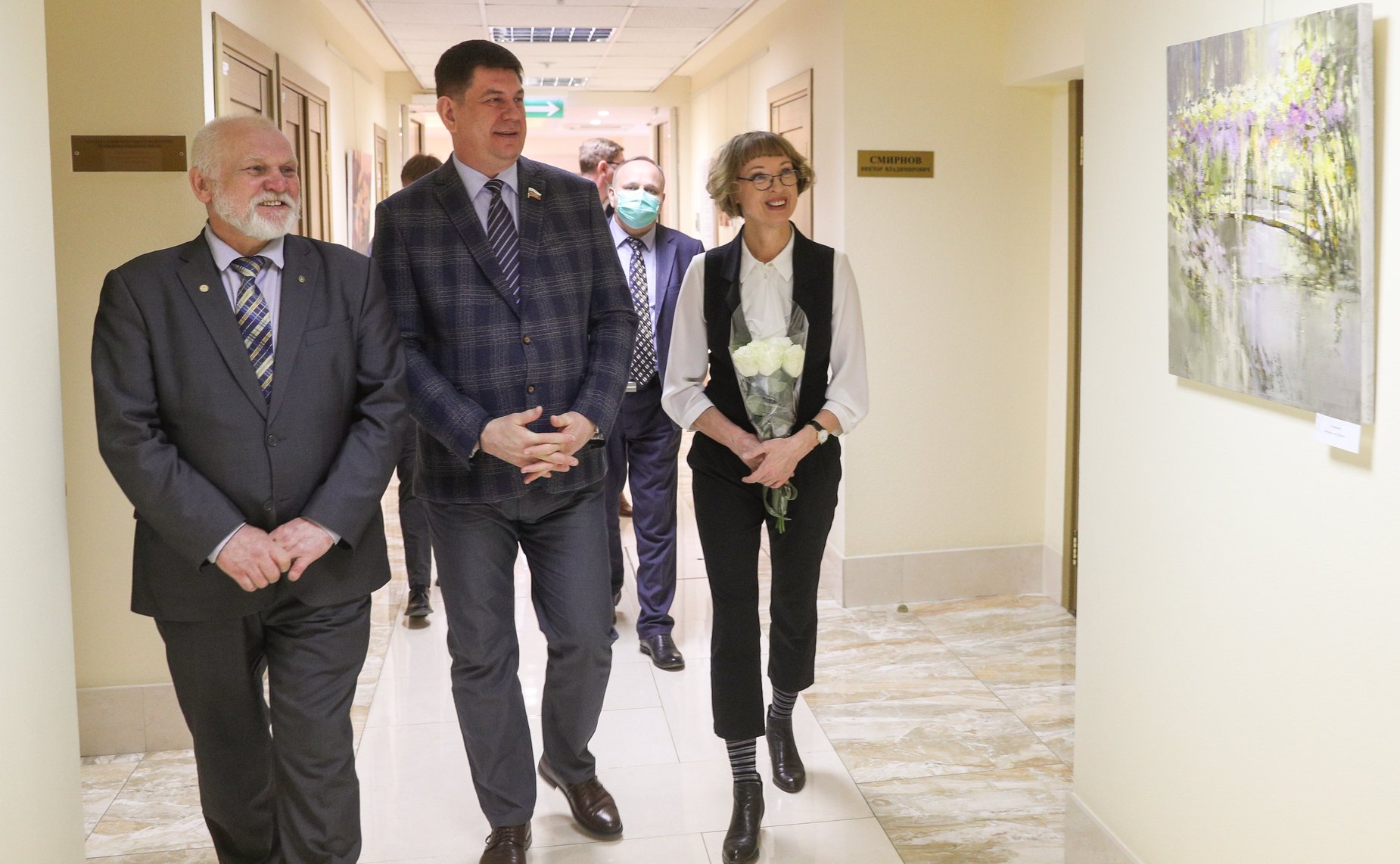 Открытие в Совете Федерации художественной выствки «Краски времени»