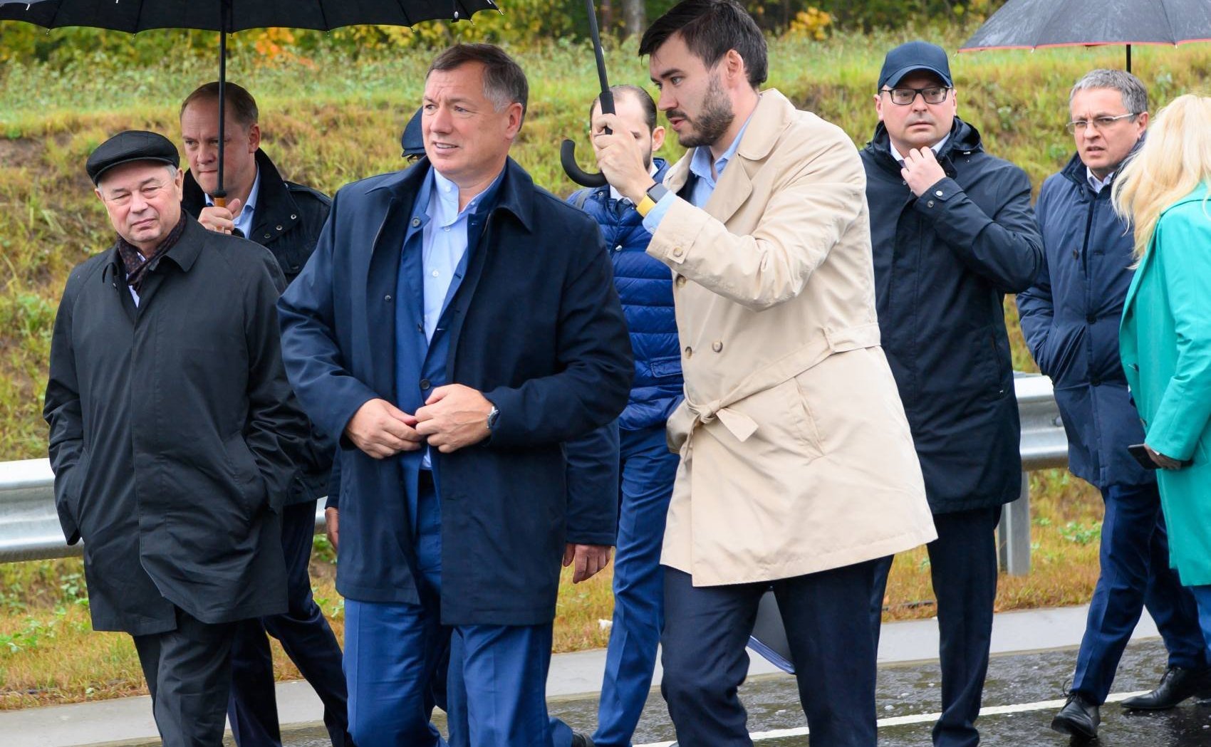 Анатолий Артамонов и Александр Савин приняли участие в церемонии ввода в эксплуатацию Северного автомобильного обхода города Калуги