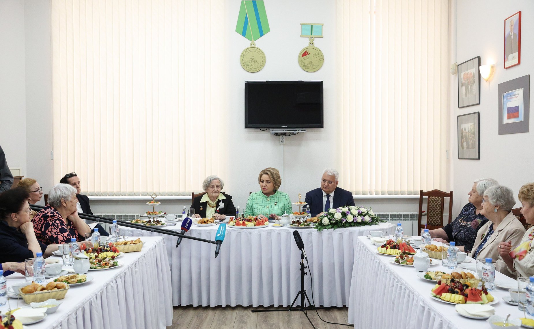 25 мая 2023 года. Встреча Председателя СФ с блокадниками, членами Правления Санкт-Петербургской общественной организации «Жители блокадного Ленинграда»