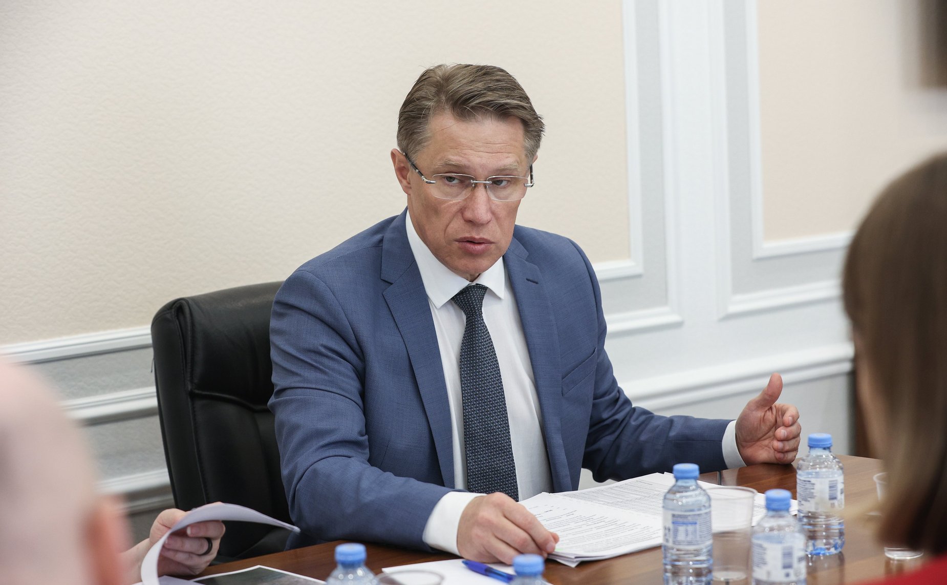 Инна Святенко провела рабочее совещание с Министром здравоохранения Российской Федерации Михаилом Мурашко и главой Республики Хакасия Валентином Коноваловым