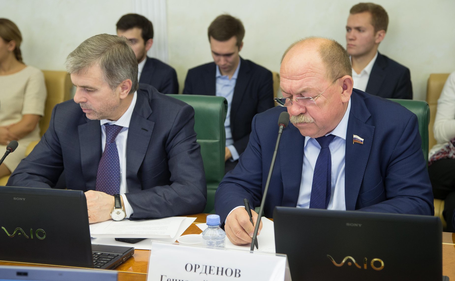 Мухарбий Ульбашев и Геннадий Орденов