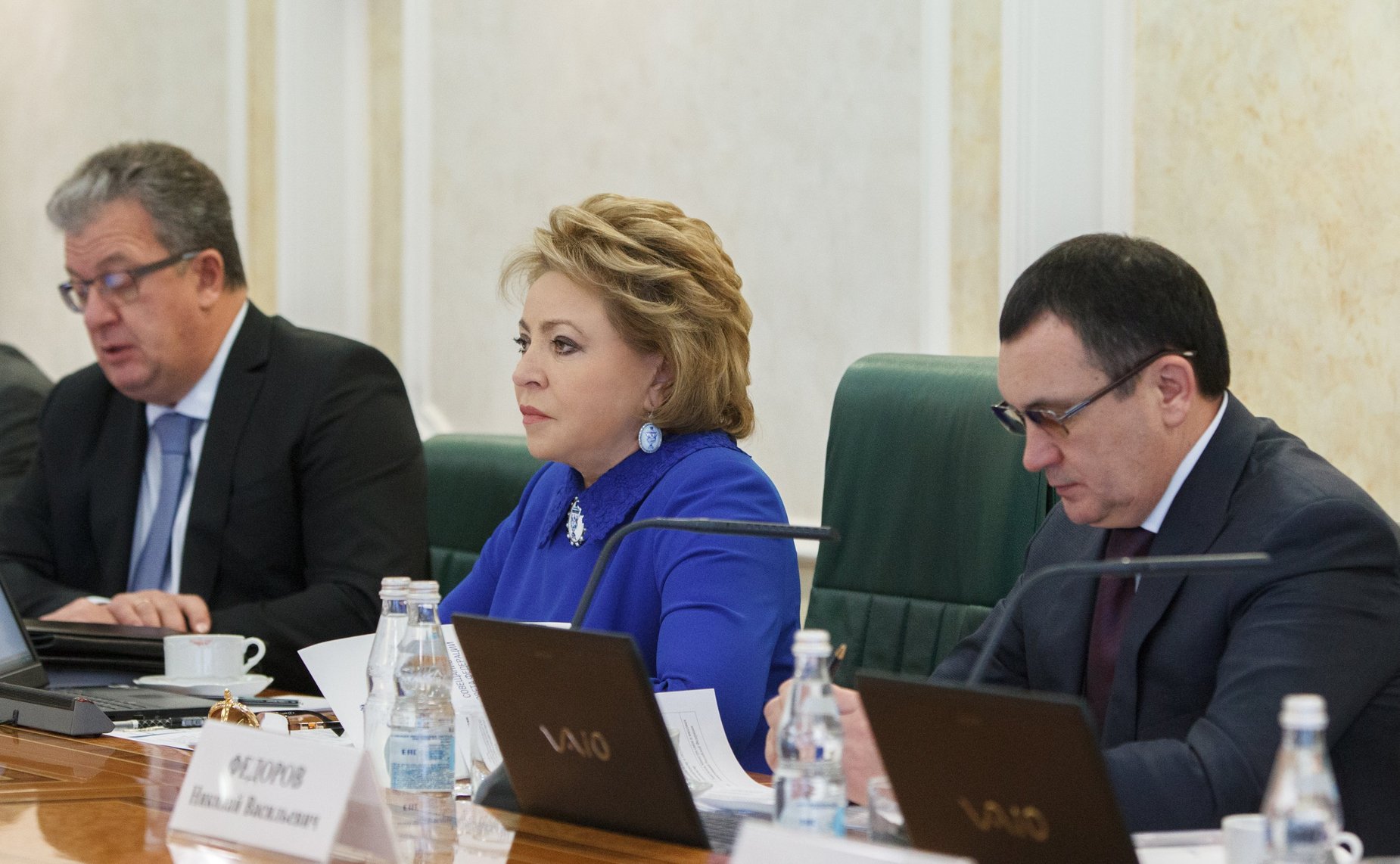В. Матвиенко и Н. Федоров