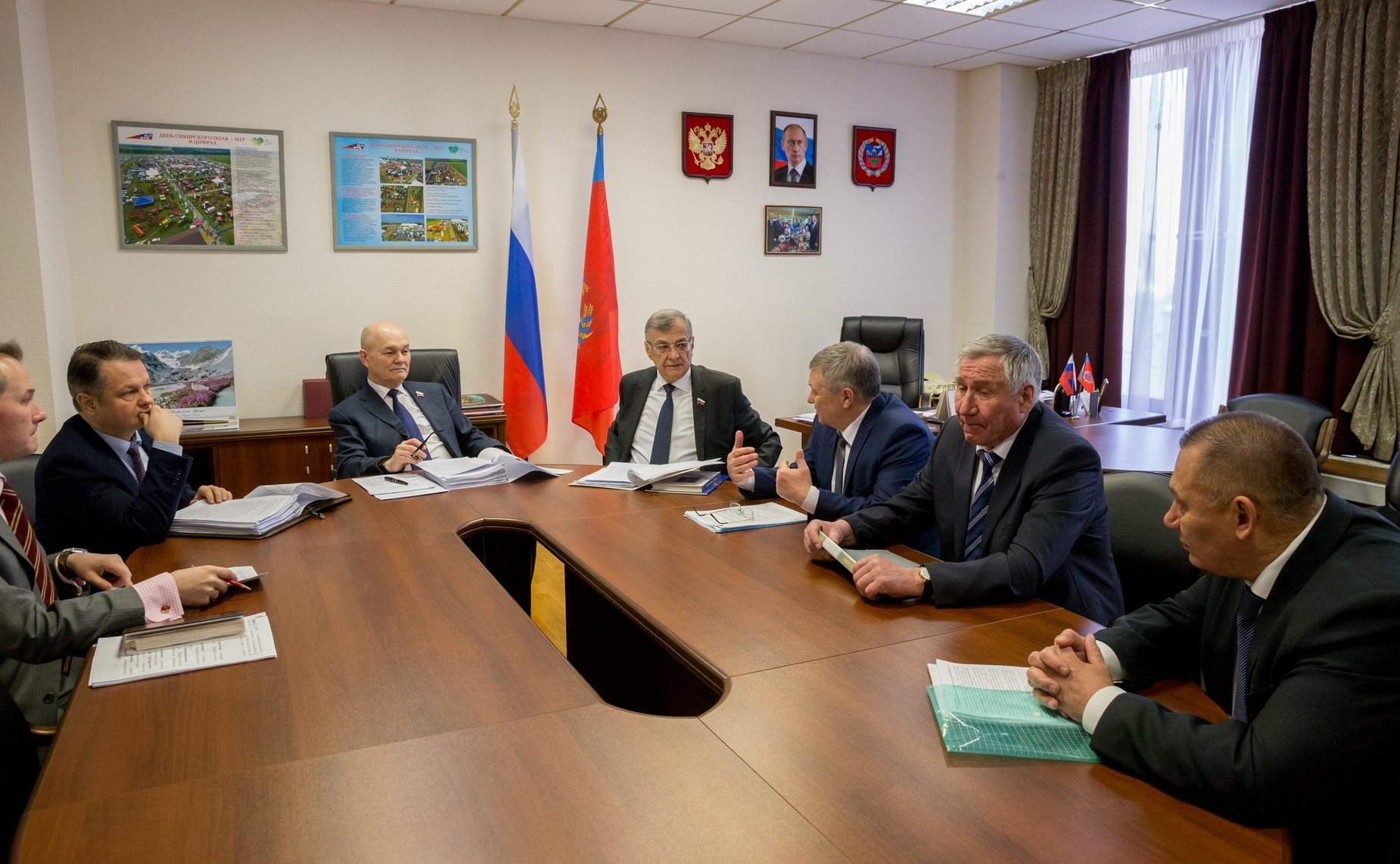 Встреча М. Щетинина с представителями Забайкальского края