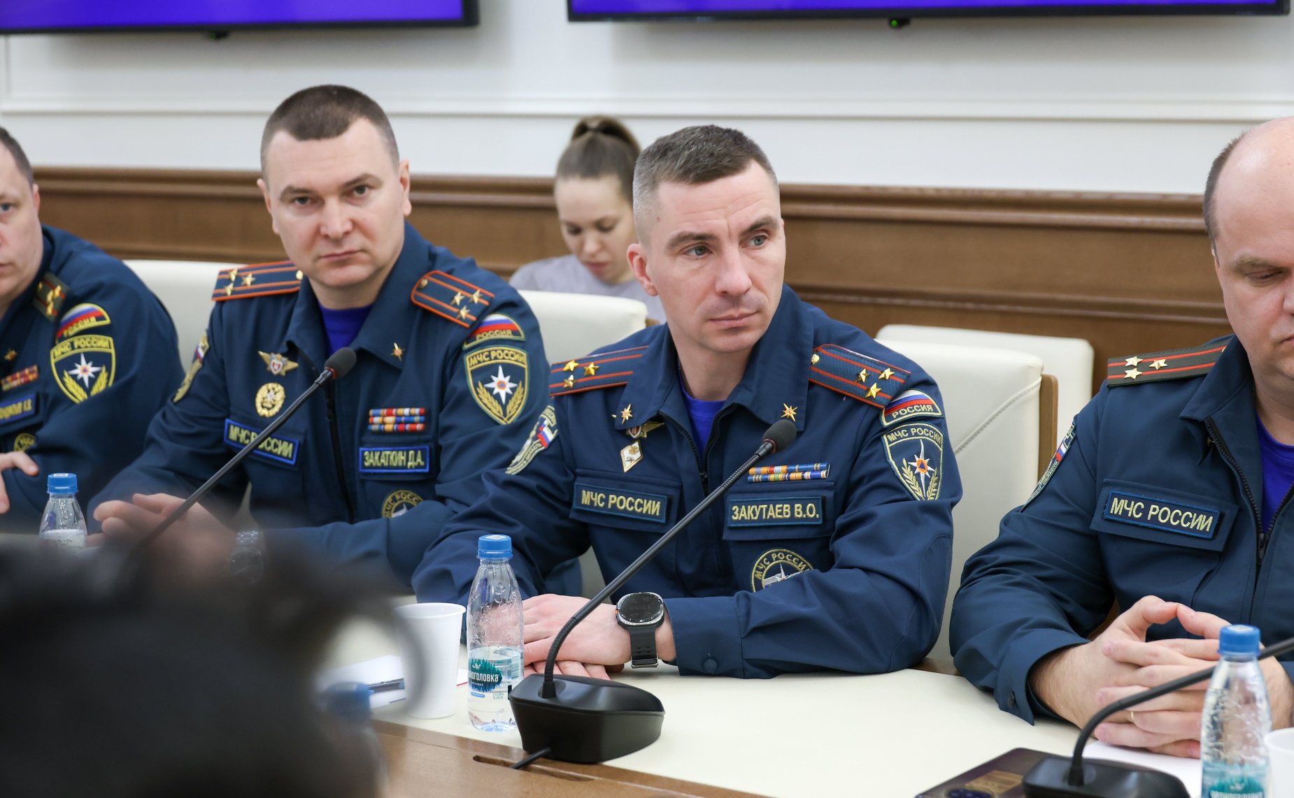 Встреча члена Комитета Совета Федерации по международным делам Алексея Кондратьева со слушателями Академии ГПС МЧС России