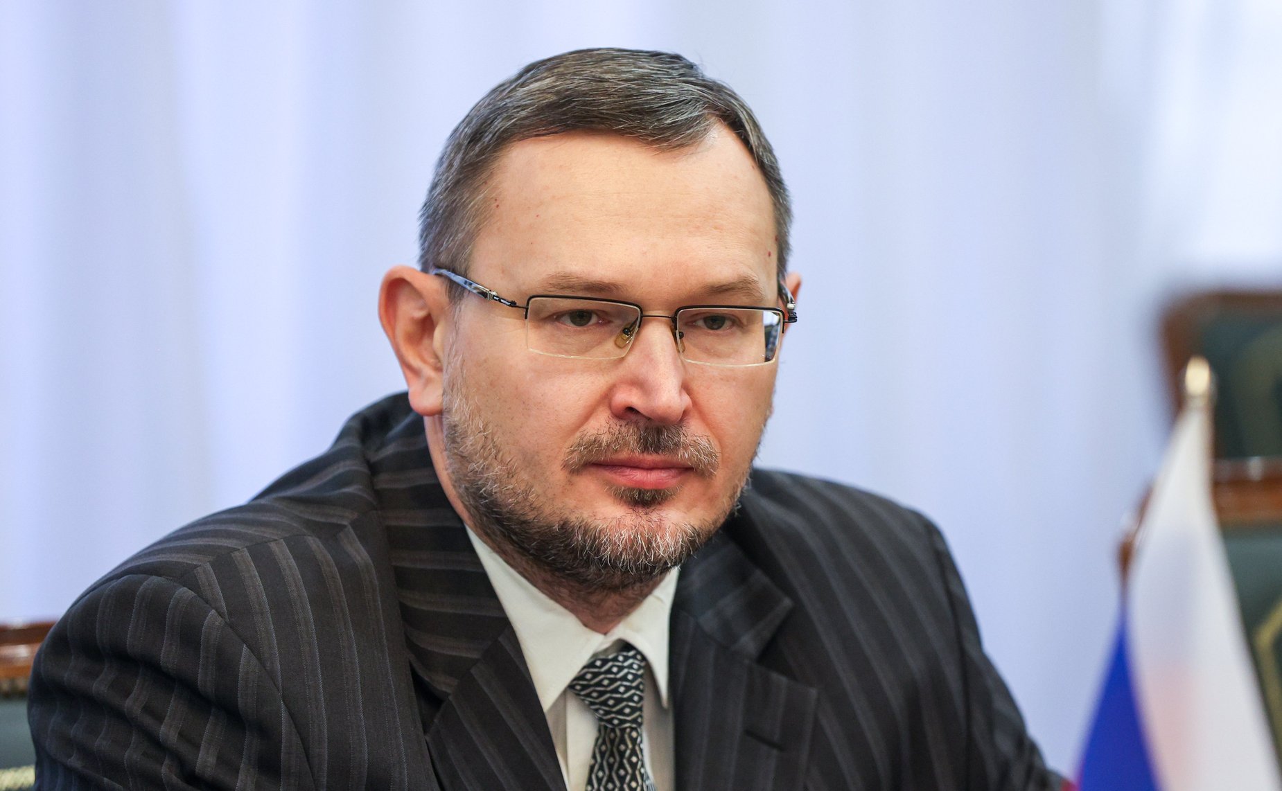 Встреча заместителя Председателя Совета Федерации Константиа Косачевас Чрезвычайным и Полномочным Послом Киргизской Республики в Российской Федерации