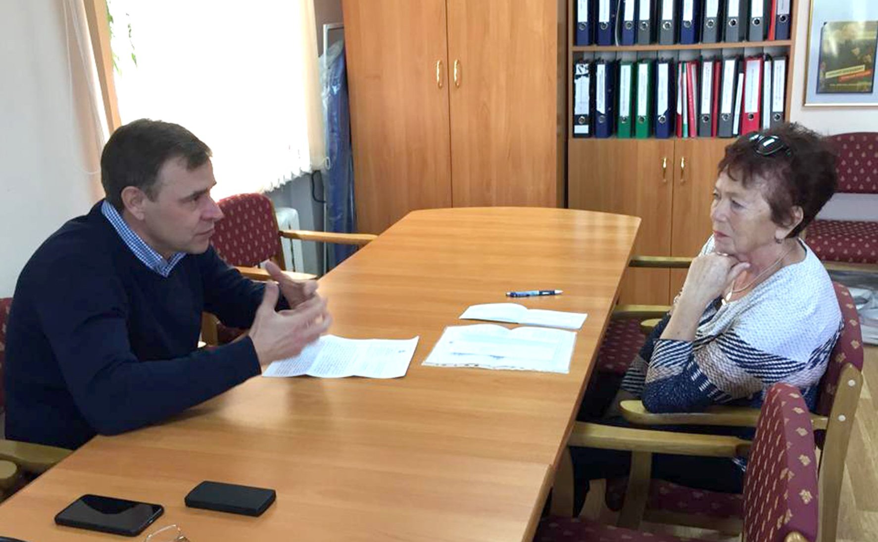 Виктор Новожилов провёл встречи с советами ветеранов в муниципальных образованиях «Верхнешоношское», «Пакшеньгское» и «Солгинское»