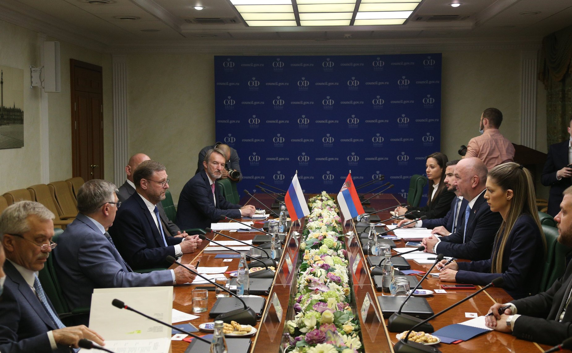 Встреча Константина Косачева с Министром по инновациям и технологическому развитию Республики Сербии