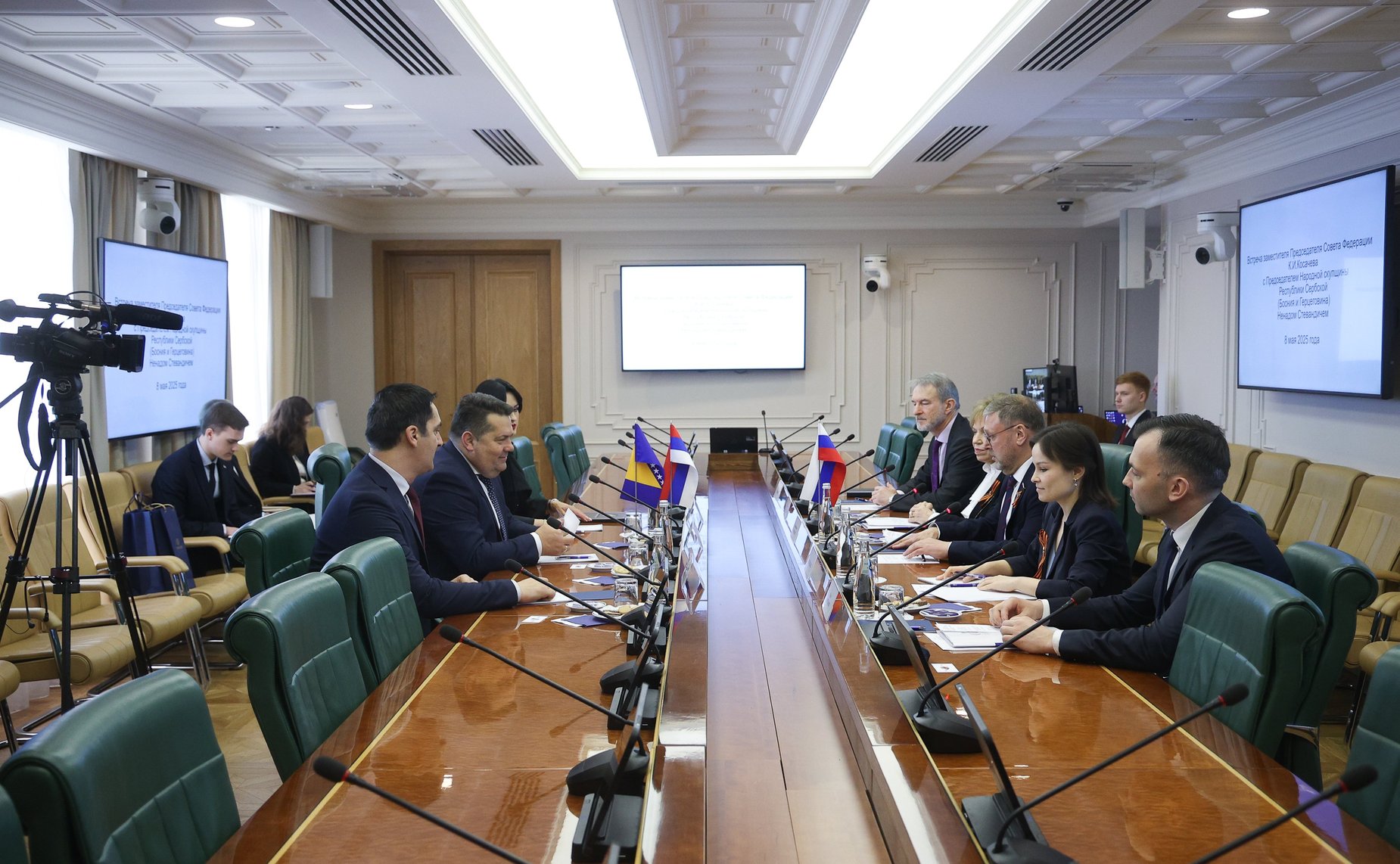 Константин Косачев встретился с Председателем Народной скупщины Республики Сербской (Босния и Герцеговина) Ненадом Стевандичем