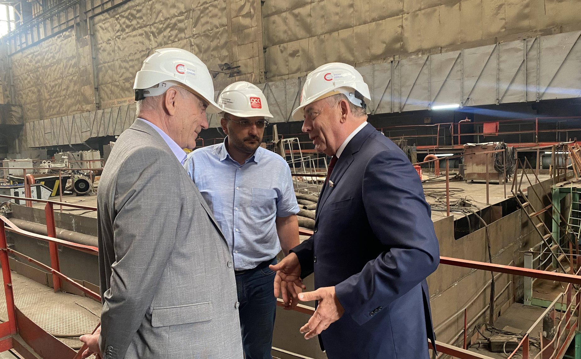 Сергей Митин провел рабочее совещание с руководством Нижегородского судостроительного завода