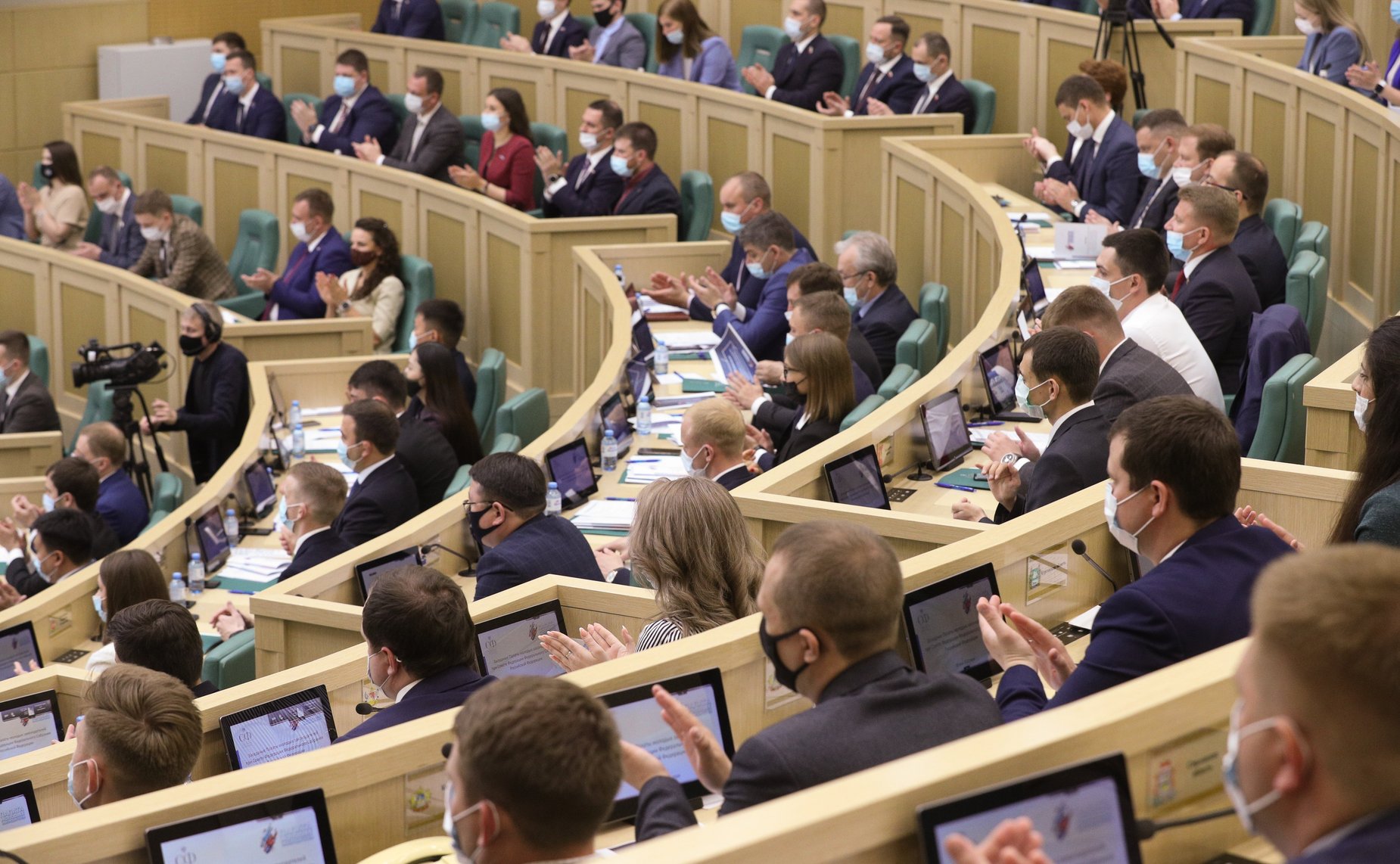 Заседание Палаты молодых законодателей при Совете Федерации