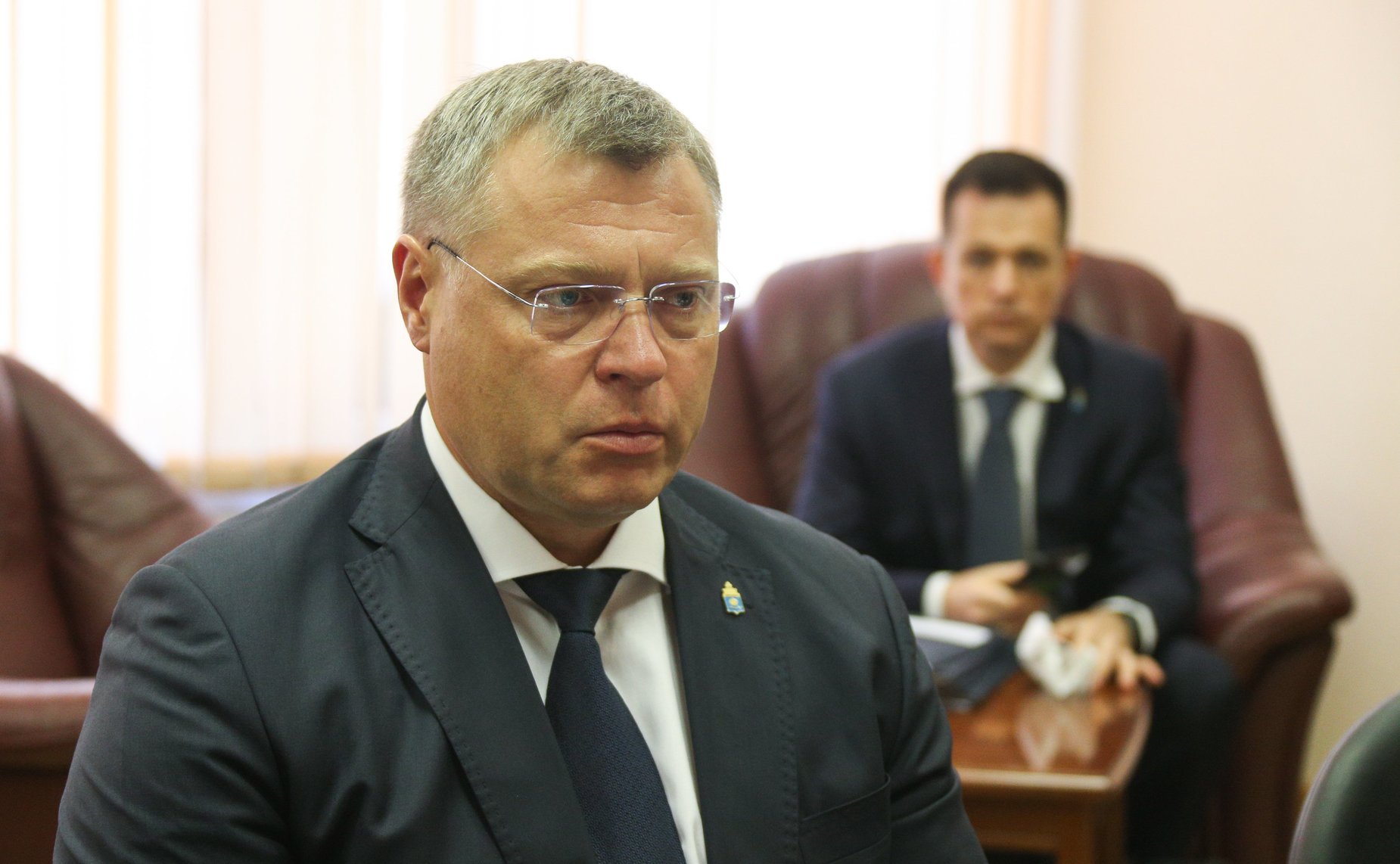 Рабочая встреча председателя Алексея Майорова Комитета СФ по аграрно-продовольственной политике и природопользованию с представителями делегации Астраханской области во главе с губернатором