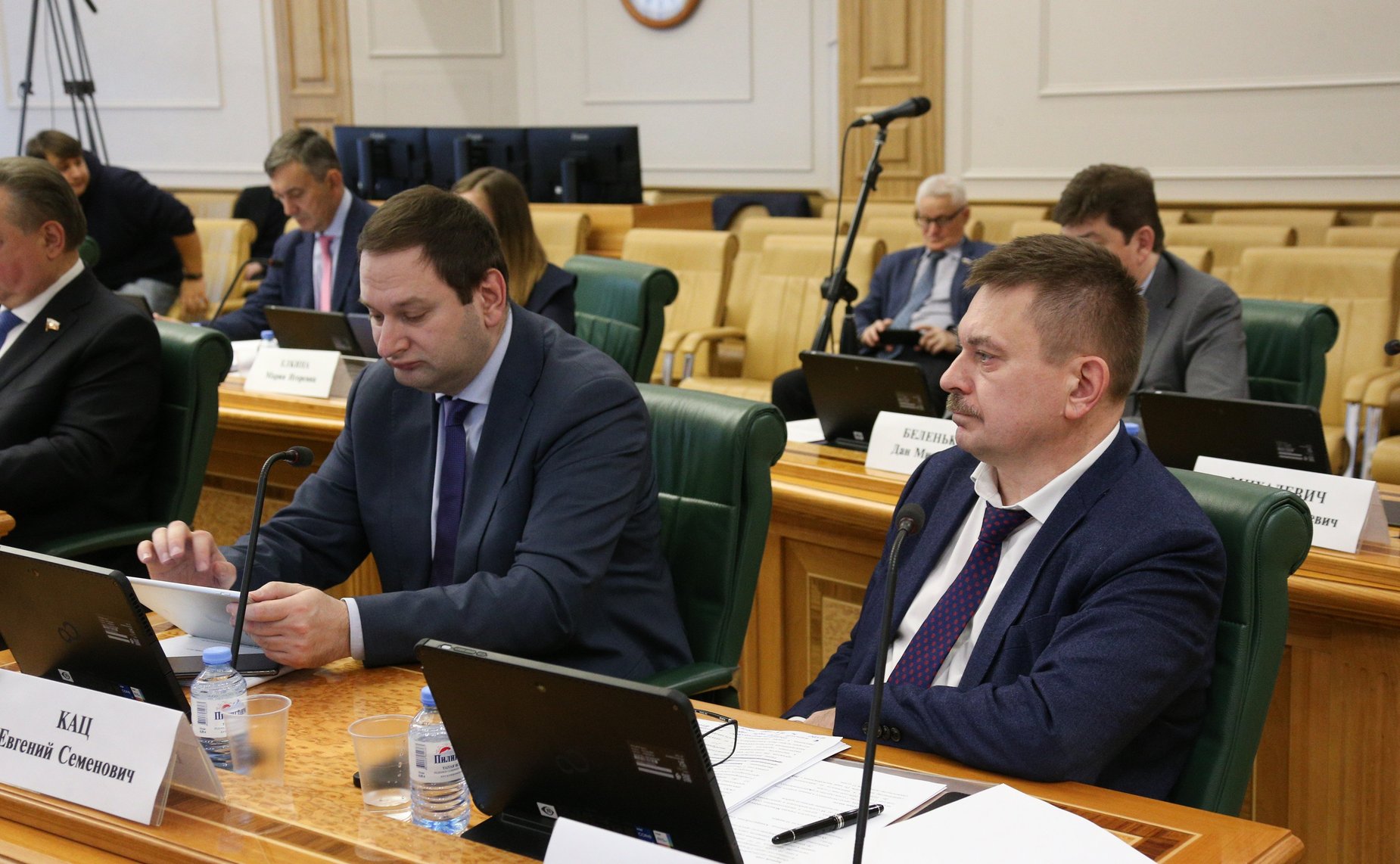 Встреча сенаторов Российской Федерации с руководителем Федерального агентства по рыболовству Ильёй Шестаковым в формате «Открытого диалога»