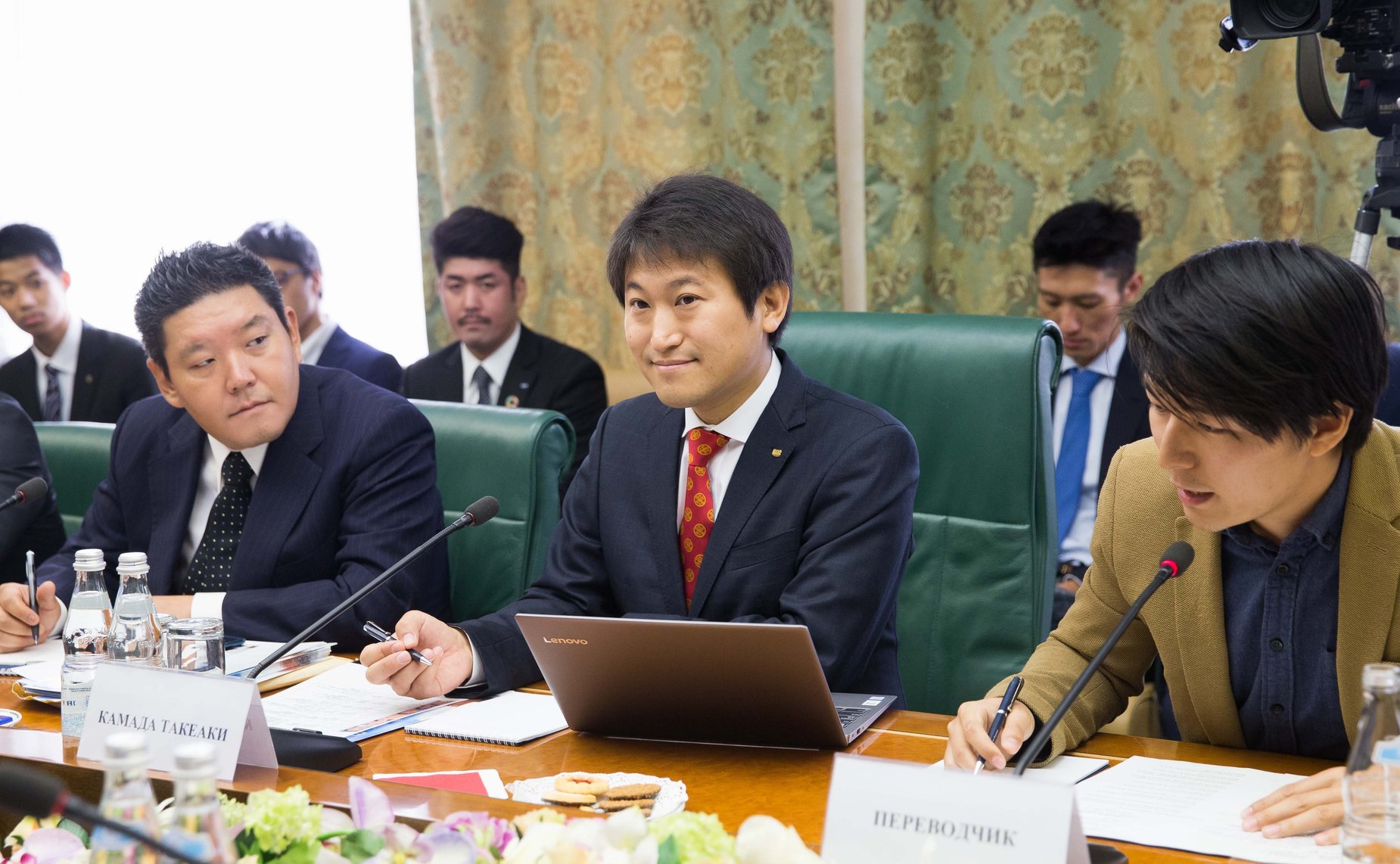 Встреча членов Совета Федерации с делегацией Общества дружбы между Японией и Россией и членами Молодежной палаты Японии