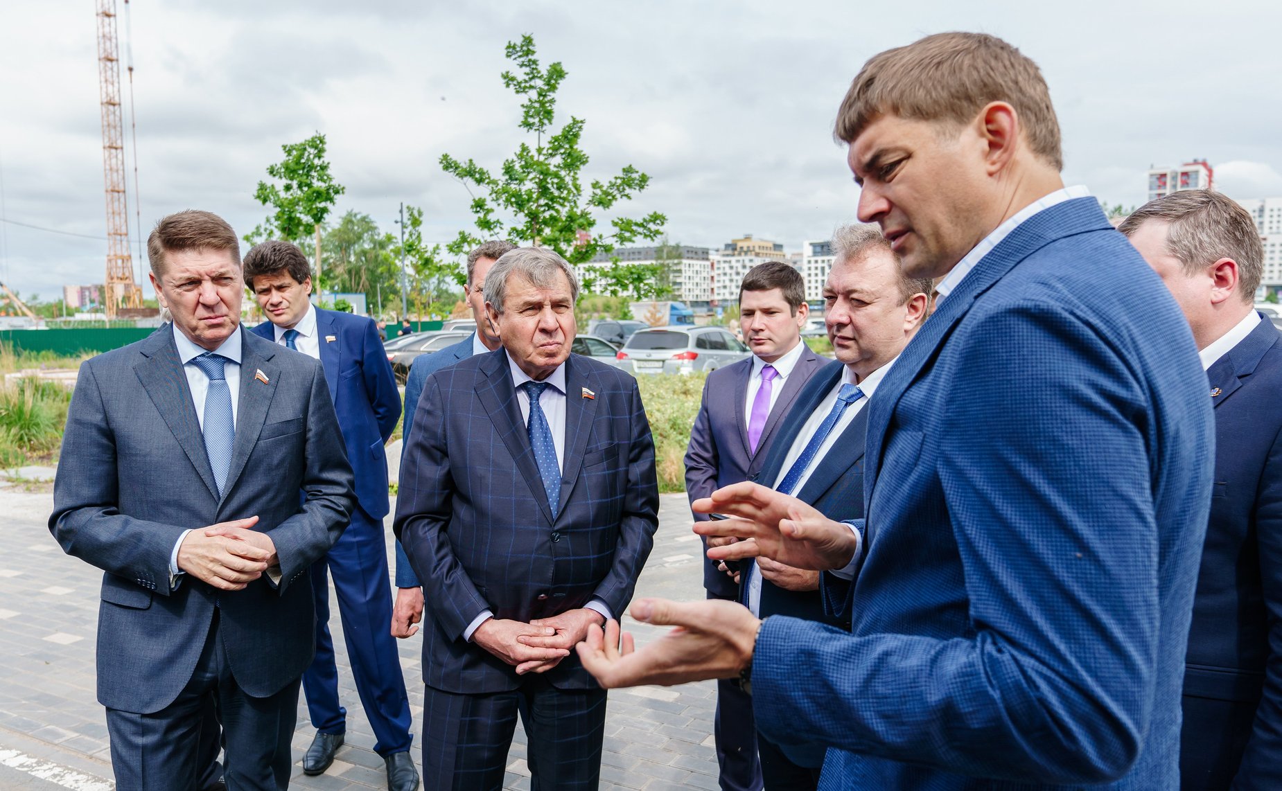 Сенаторы РФ осмотрели площадку Комплексного Развития Территории №1