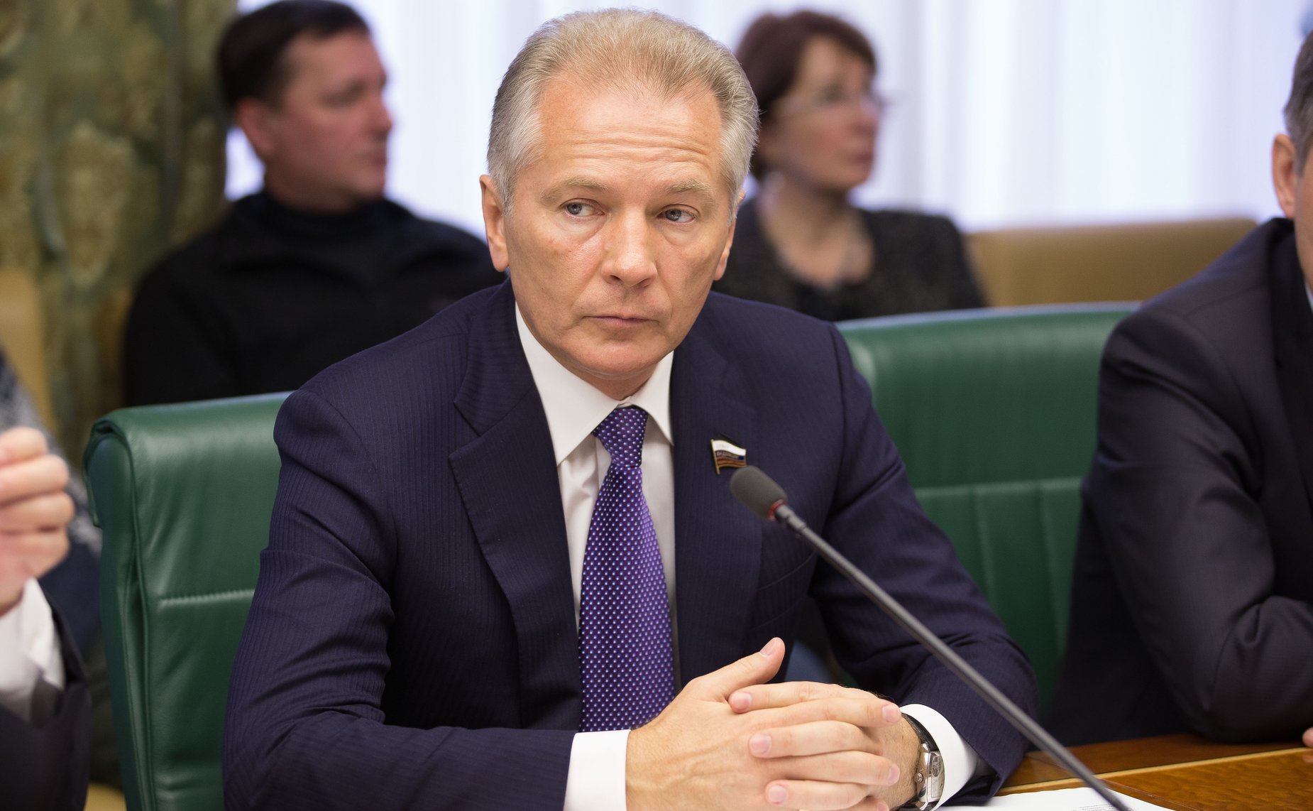 Валерий Пономарев Заседание Комитета Совета Федерации по международным делам