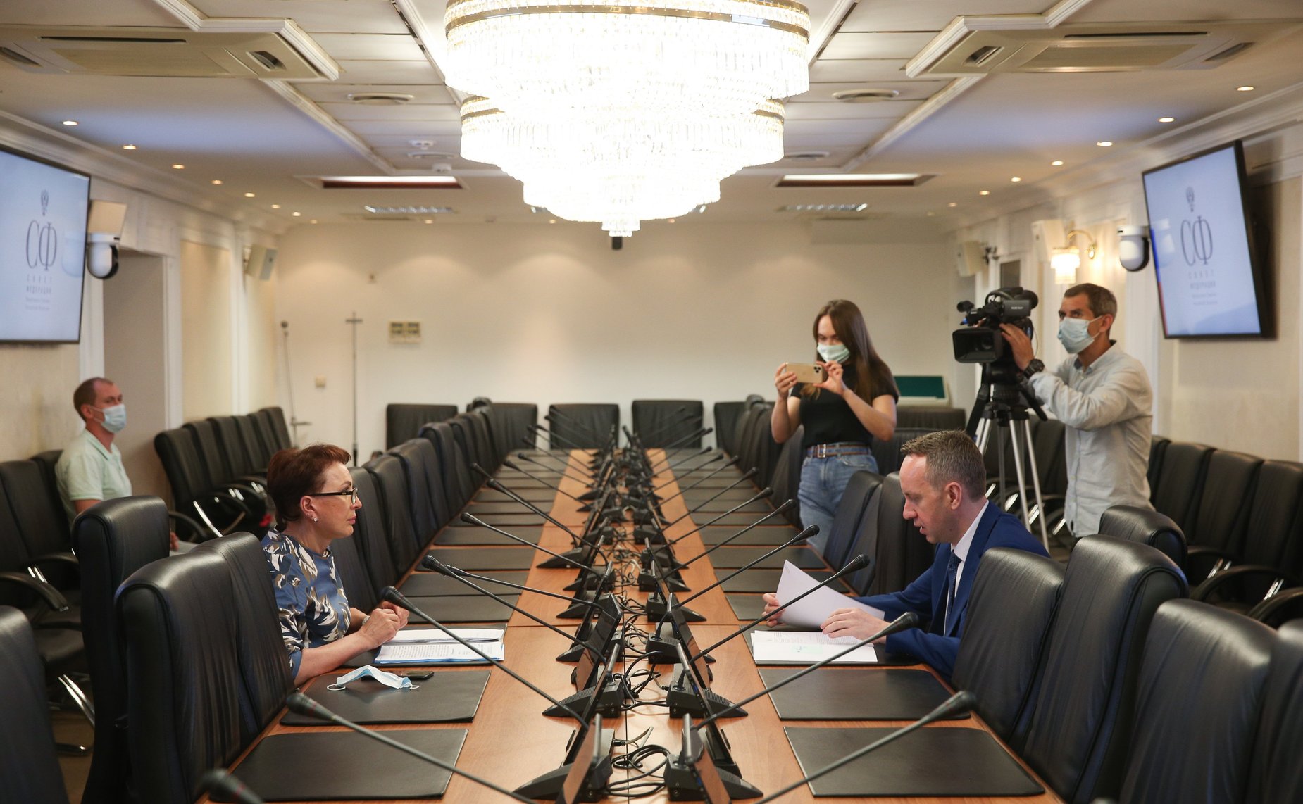 Рабочая встреча Татьяны Кусайко со статс-секретарем — заместителем Министра науки и высшего образования РФ Петром Кучеренко