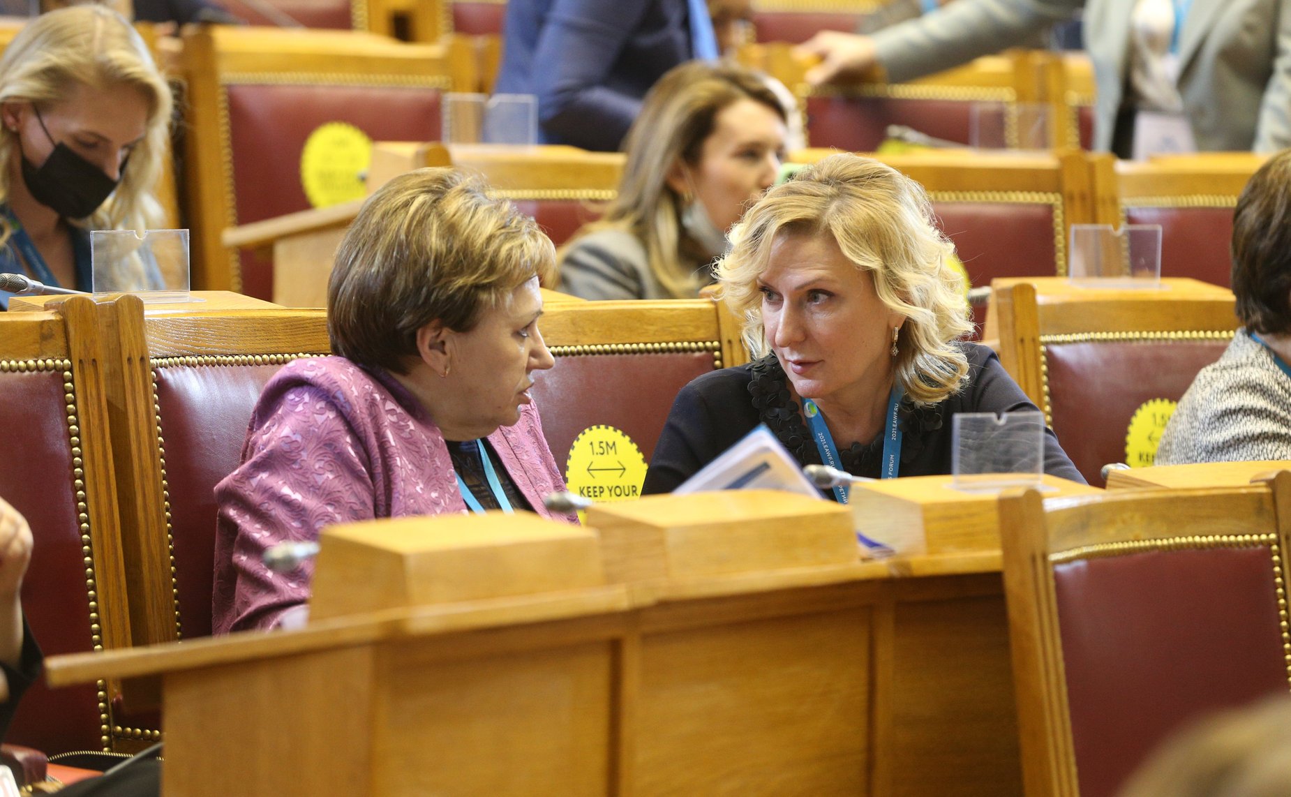 Заключительное пленарное заседание Третьего Евразийского женского форума «Женщины: глобальная миссия в новой реальности»