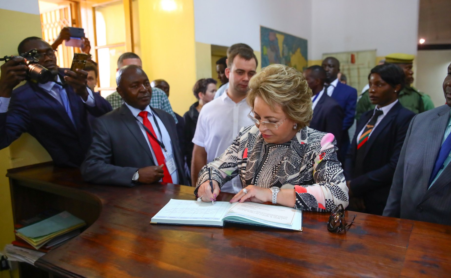 Официальный визит делегации Совета Федерации во главе с Председателем СФ В. Матвиенко в Замбию