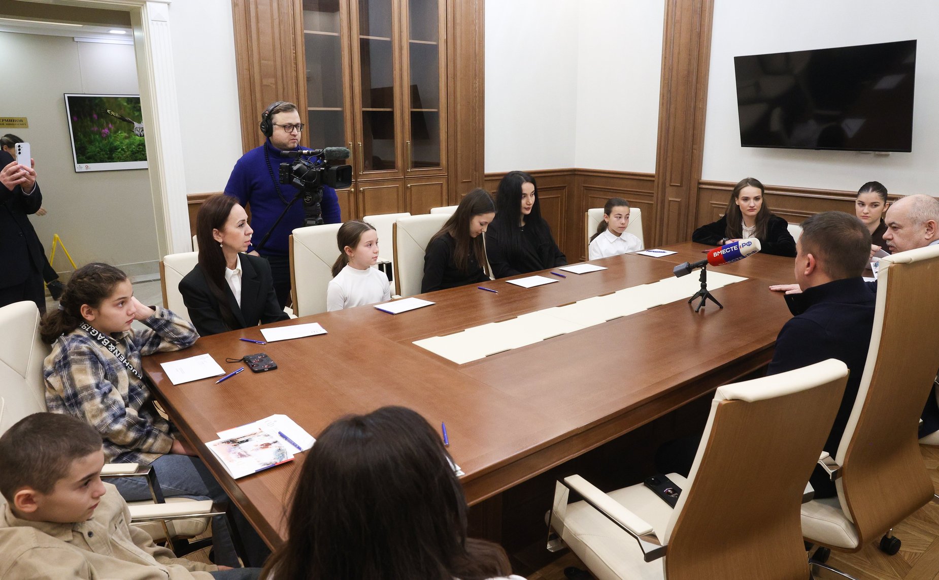 Встреча сенаторов Российской Федерации с детьми участников СВО