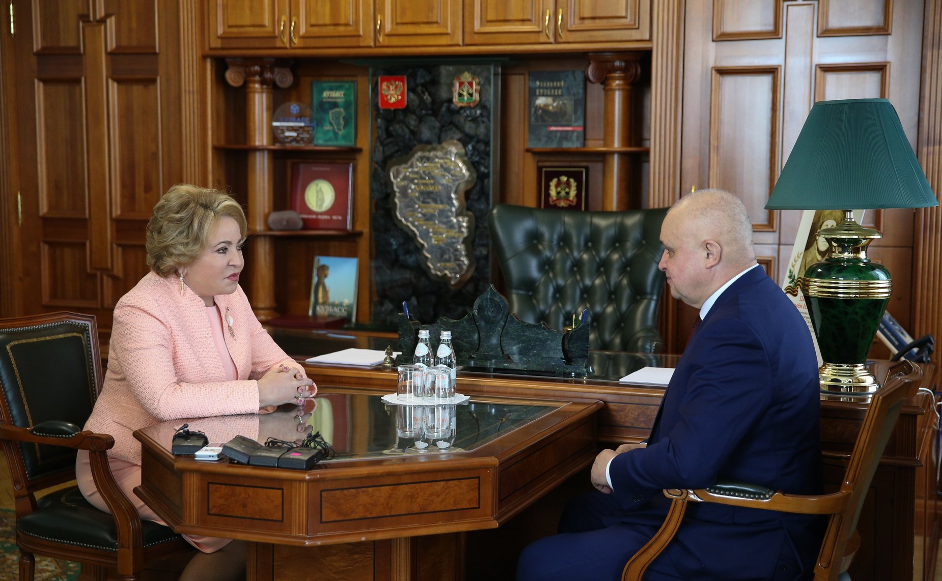 Встреча Председателя Совета Федерации Валентины Матвиенко с губернатором Кемеровской области – Кузбасса Сергеем Цивилевым