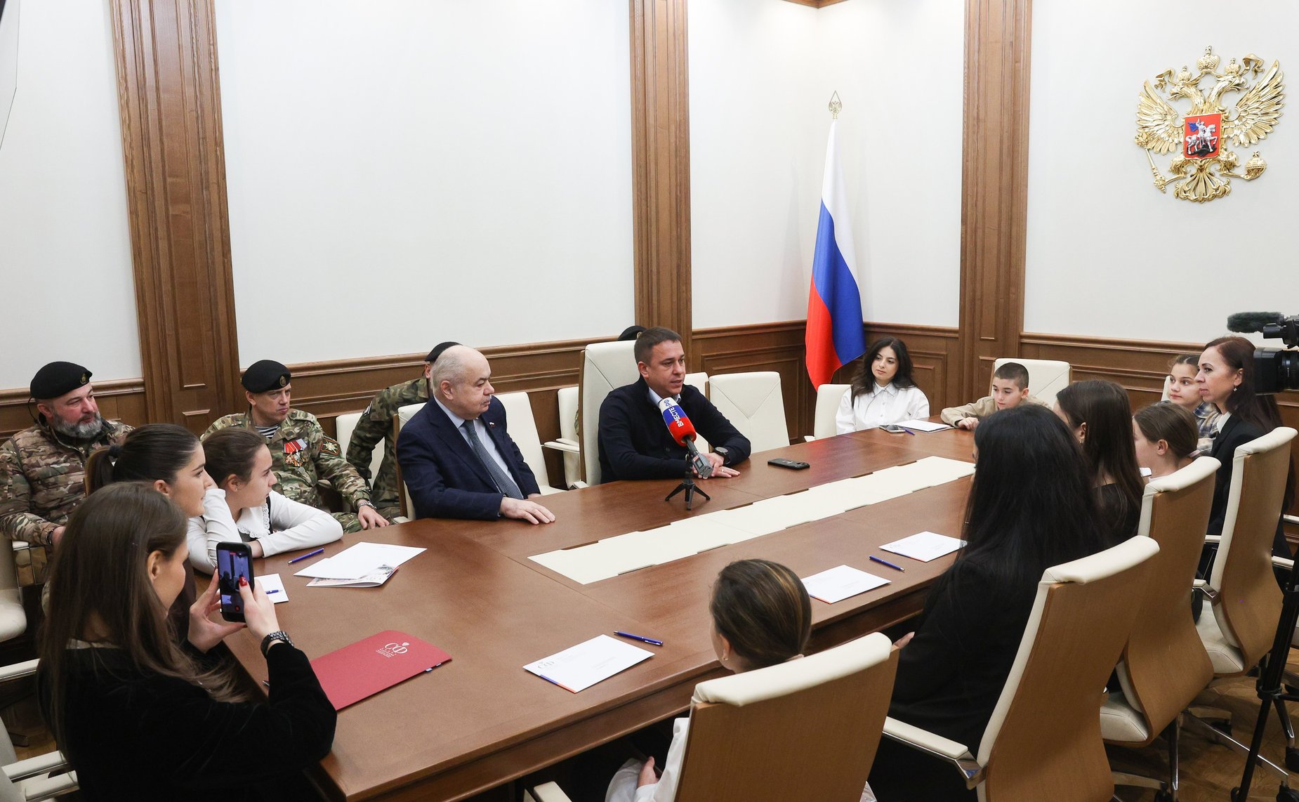 Встреча сенаторов Российской Федерации с детьми участников СВО