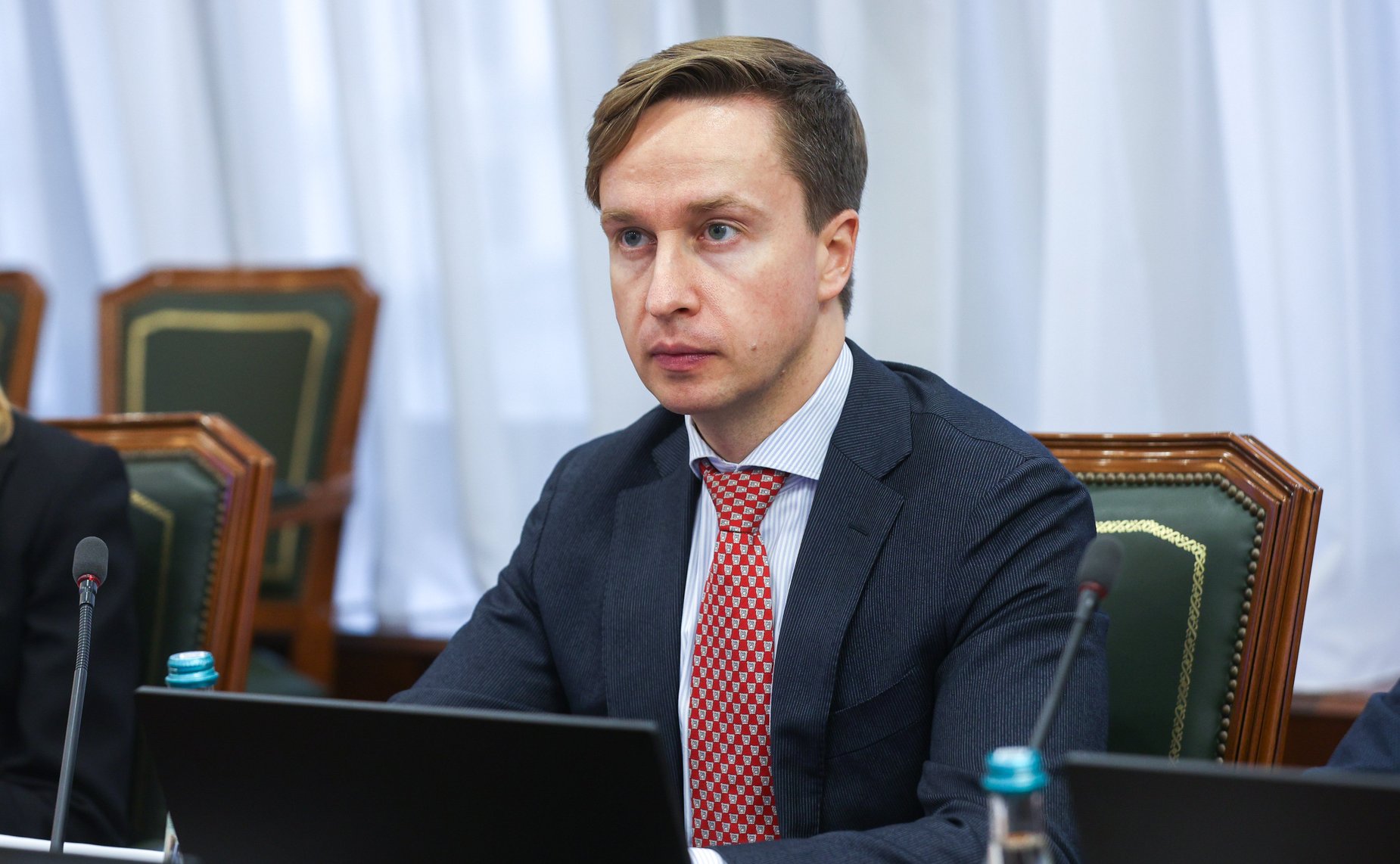 Встреча первого заместителя Председателя Совета Федерации Андрея Яцкина с заместителем Председателя Национального собрания Социалистической Республики Вьетнам Нгуен Кхак Динем в формате совместного заседания групп по сотрудничеству