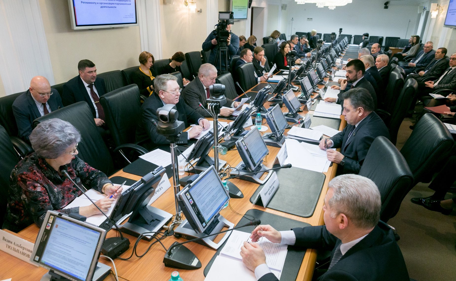 Заседание Комитета Совета Федерации по Регламенту и организации парламентской деятельности