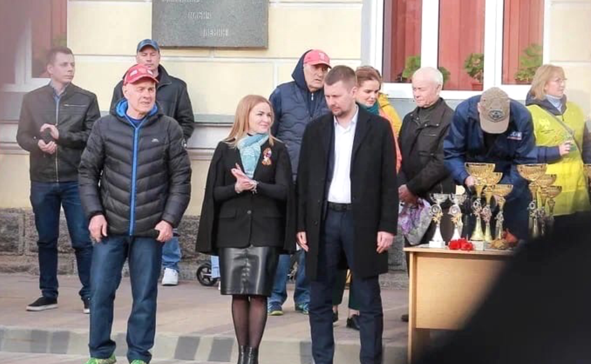 Ирина Кожанова выступила с приветственным словом на открытии традиционной легкоатлетической эстафеты