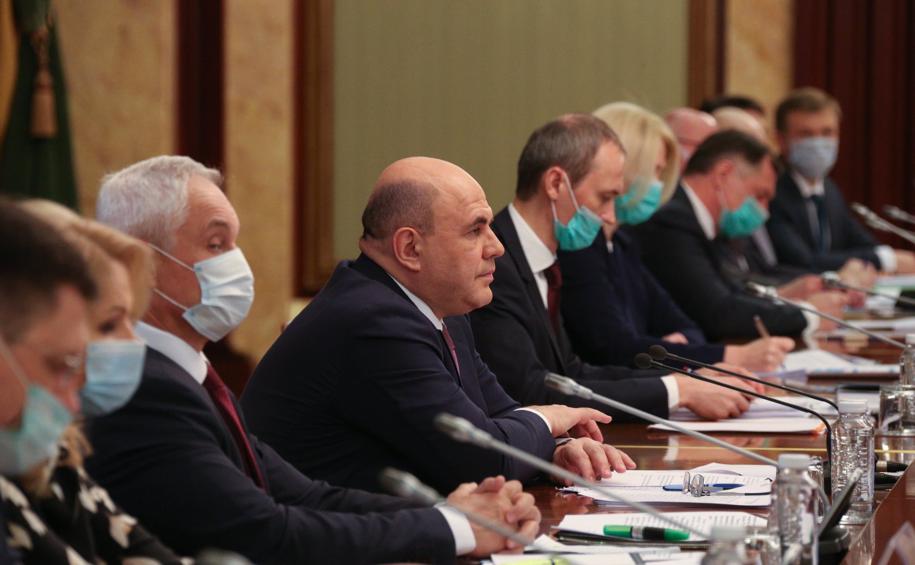 Встреча руководства Совета Федерации с Председателем Правительства Российской Федерации Михаилом Мишустиным