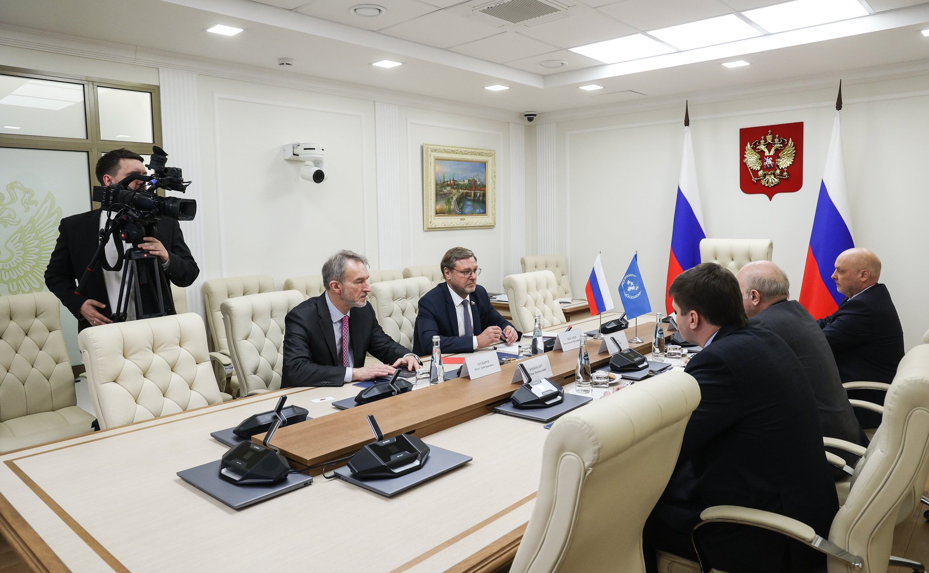 Встреча Константина Косачева со специальным представителем Генерального секретаря ООН по Центральной Азии, главой Регионального центра ООН по вопросам превентивной дипломатии в Центральной Азии