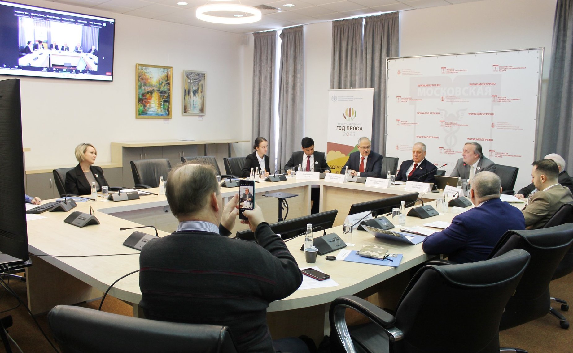 Сергей Митин принял участие в пресс-конференции организационного комитета проведения Международного Года проса