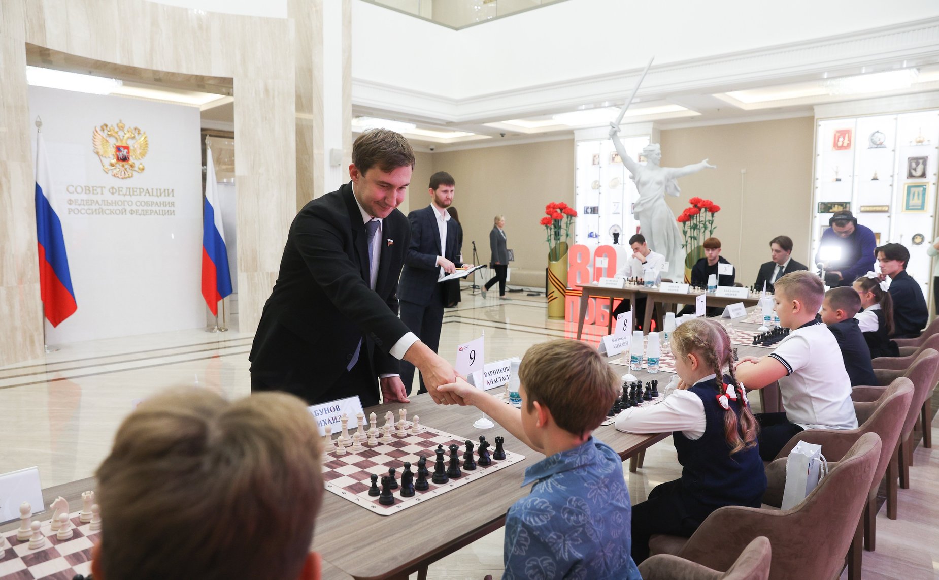 В Совете Федерации состоялся второй шахматный турнир