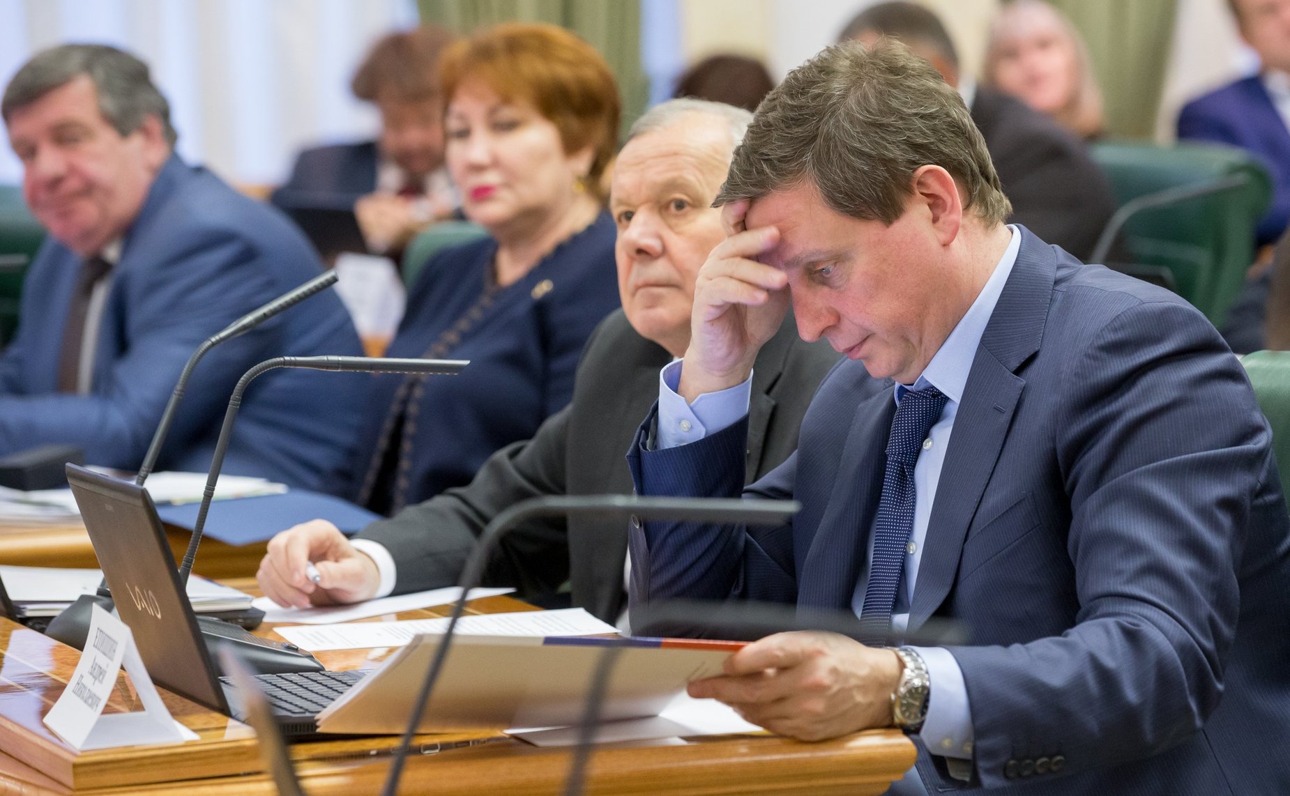 Заседание Комитета СФ по бюджету и финансовым рынкам с участием представителей власти Якутии