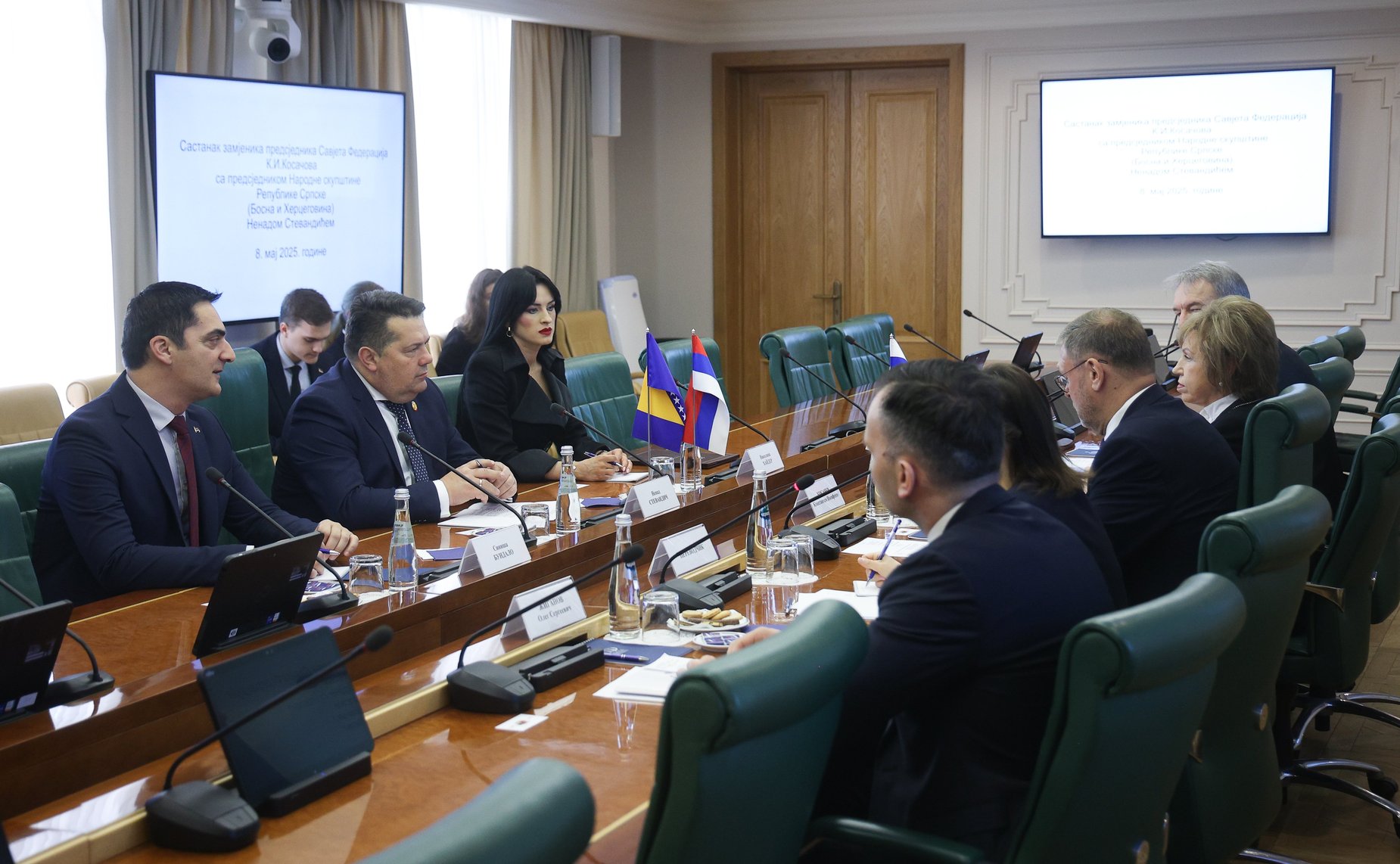 Константин Косачев встретился с Председателем Народной скупщины Республики Сербской (Босния и Герцеговина) Ненадом Стевандичем