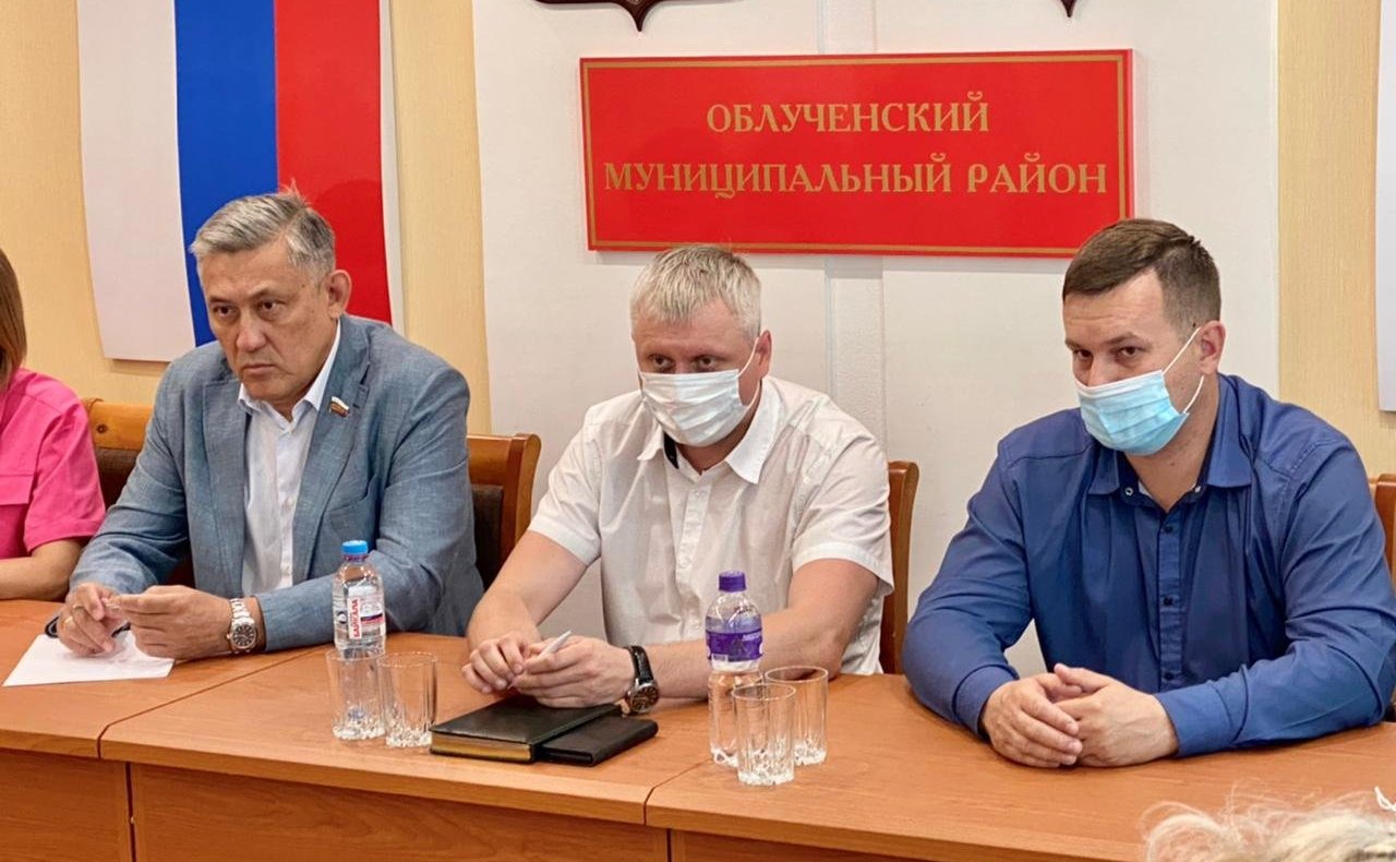 Юрий Валяев посетил Облученский район Еврейской автономной области