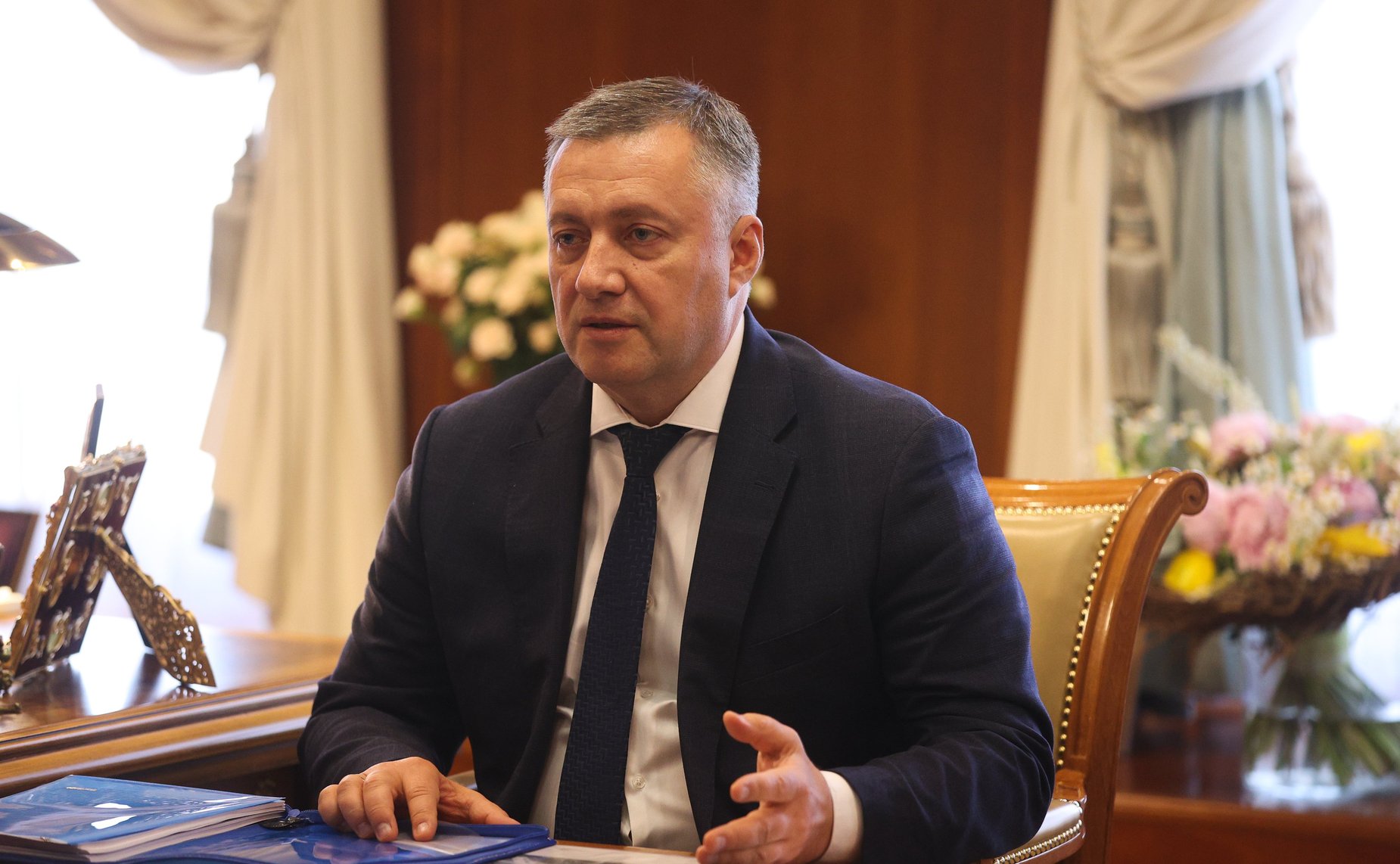 Встреча Председателя Совета Федерации Валентины Матвиенко с губернатором Иркутской области Игорем Кобзевым