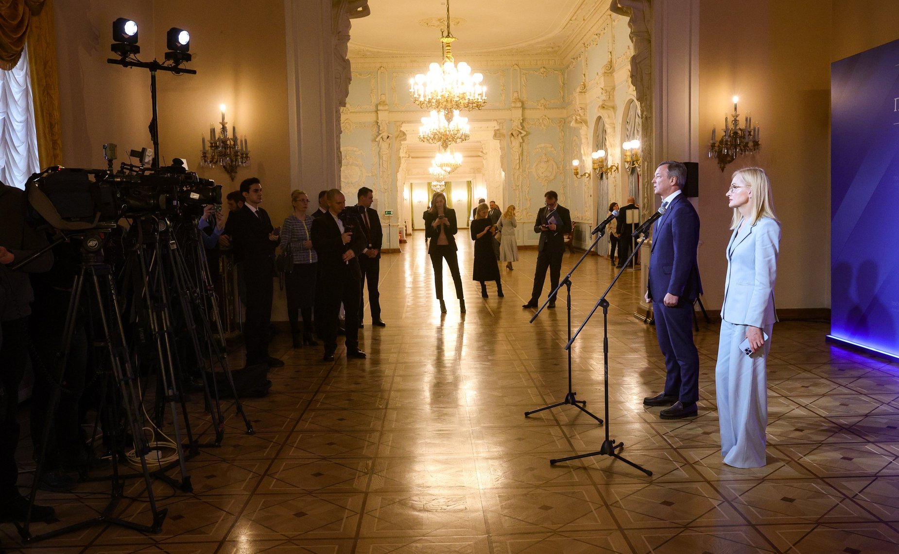 Пресс-подход Андрея Яцкина и Ирины Яровой по итогам заседания Президиума Совета законодателей Российской Федерации