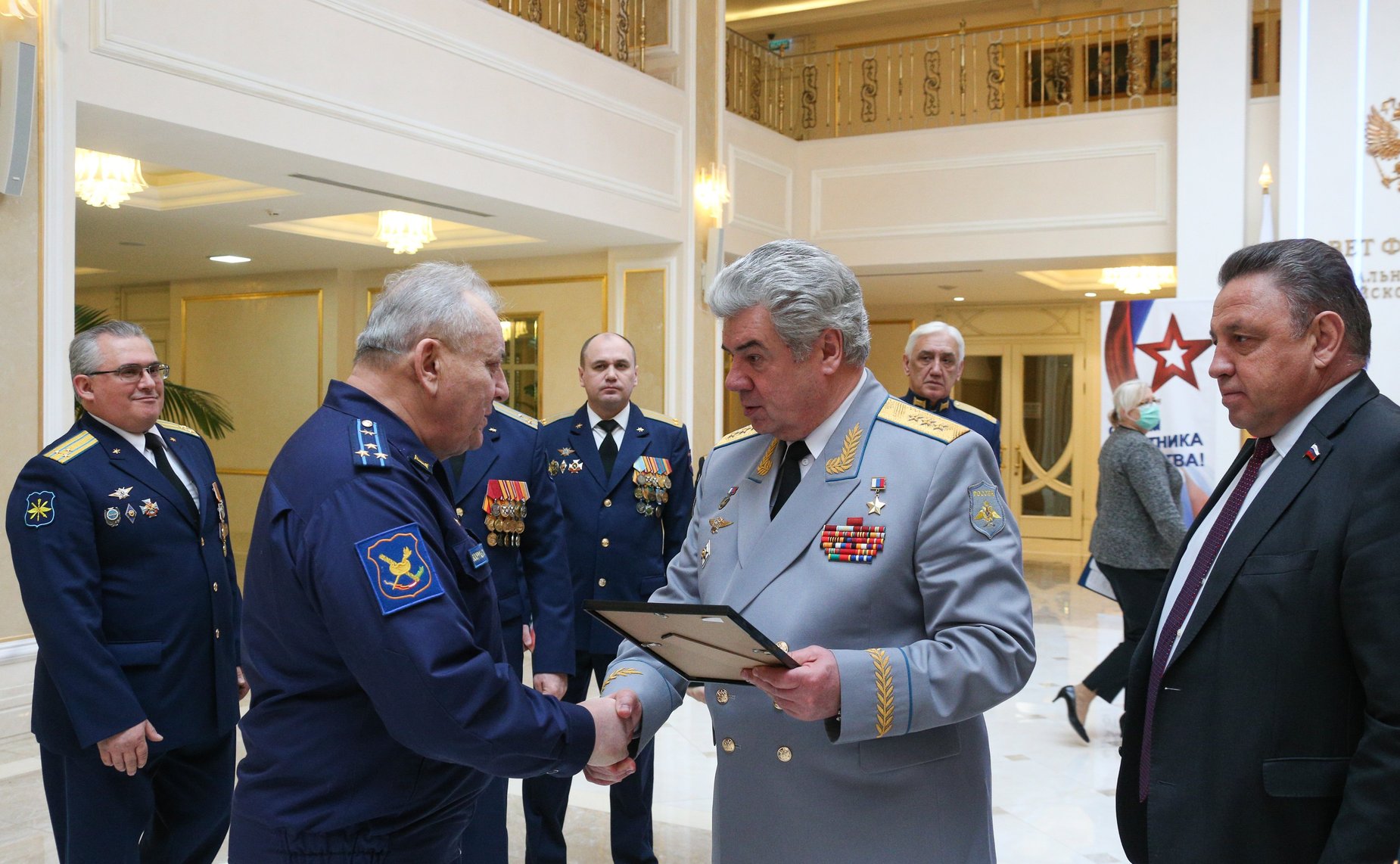 Открытие в Совете Федерации выставки Министерства обороны РФ