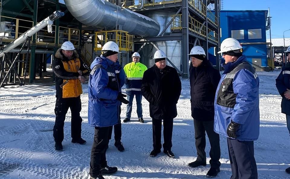 Валерий Радаев и Андрей Денисов посетили производственно-технологический комплекс «Горный»