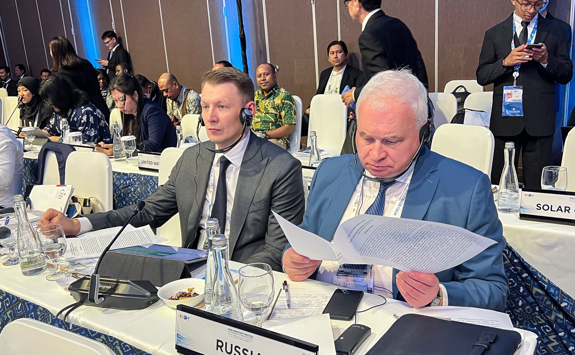 Парламентская конференция по случаю 10-го Всемирного водного форума Мобилизация парламентских усилий в области водных ресурсов в интересах всеобщего процветания
