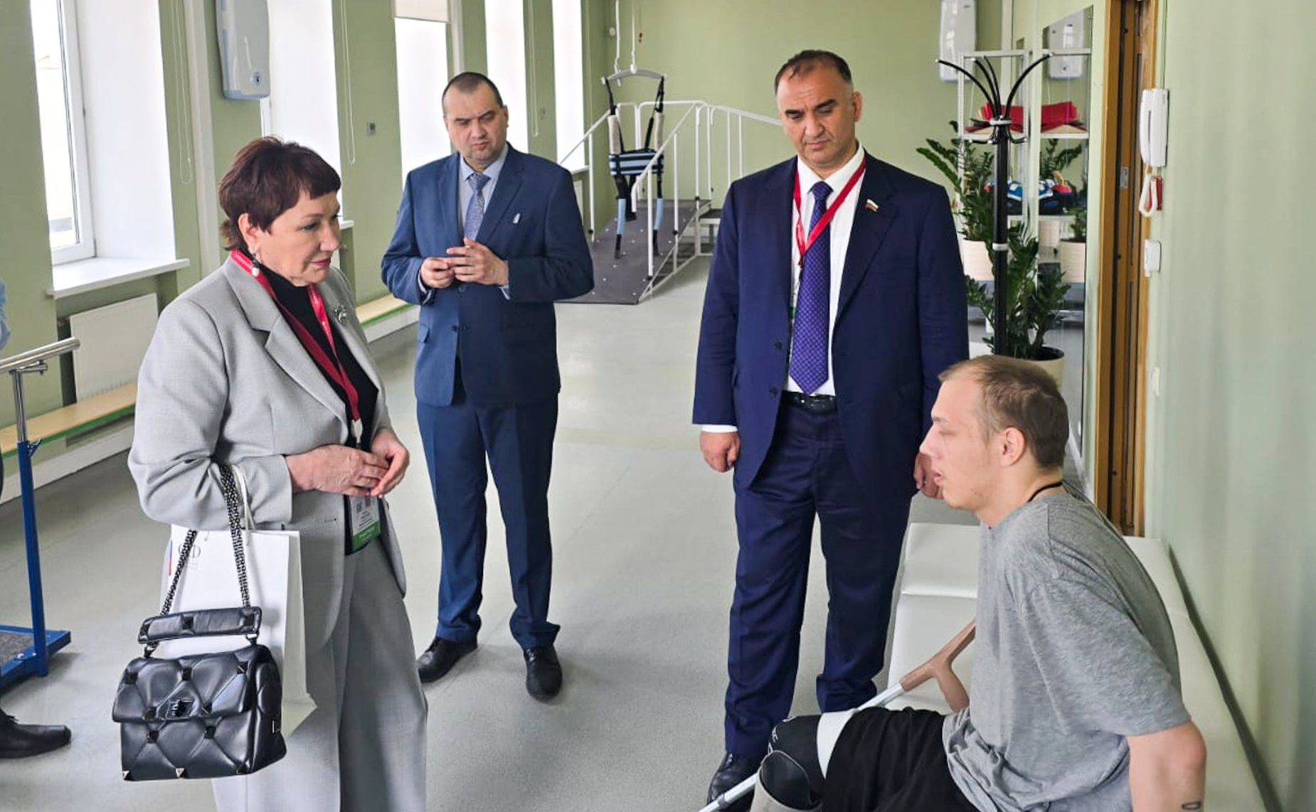 Елена Перминова и Мохмад Ахмадов посетили филиал Центра инновационных технологий в ортопедии (ЦИТО) в Санкт-Петербурге