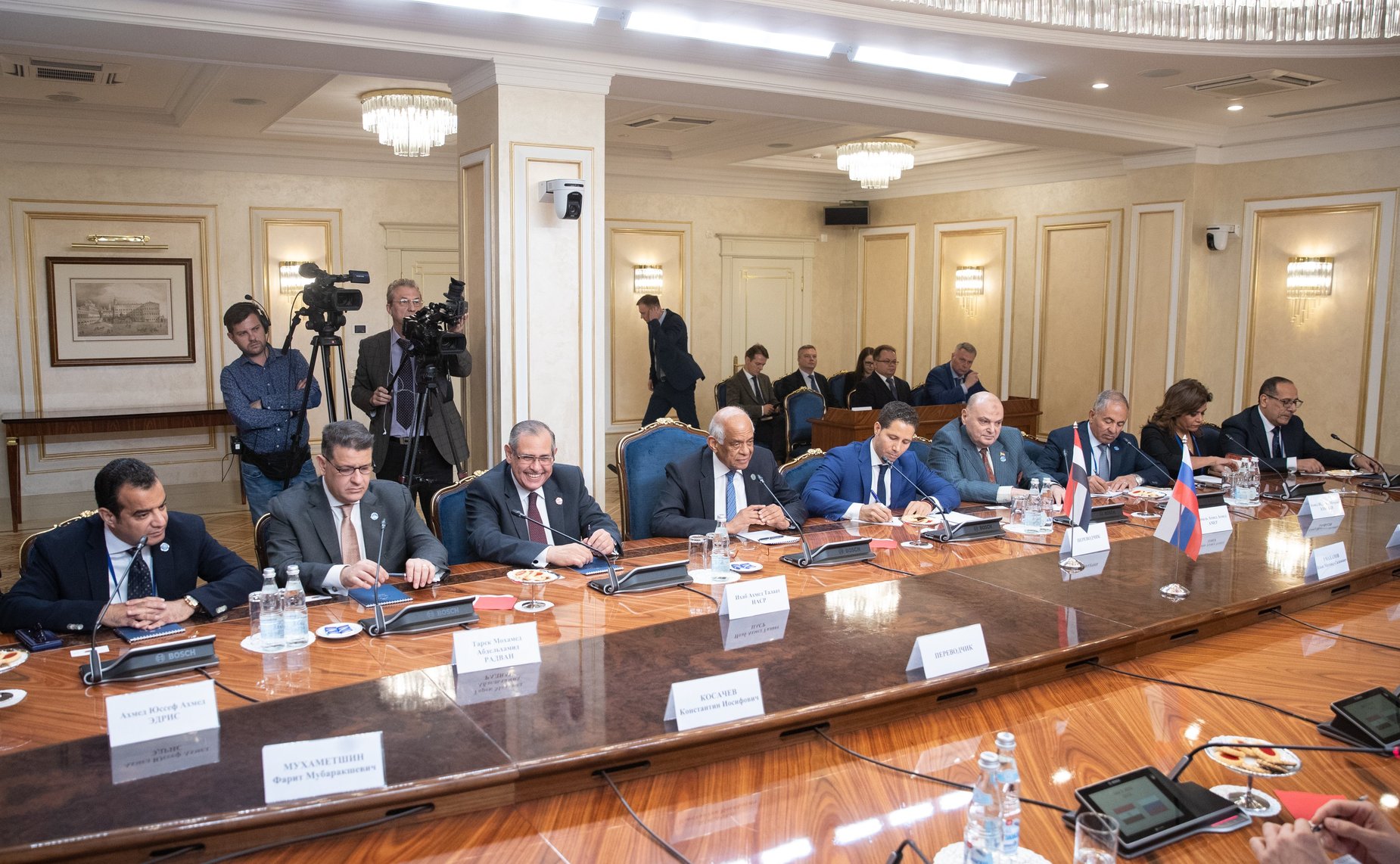 Встреча В. Матвиенко с Председателем Палаты депутатов Арабской Республики Египет Али Абдель Алемом