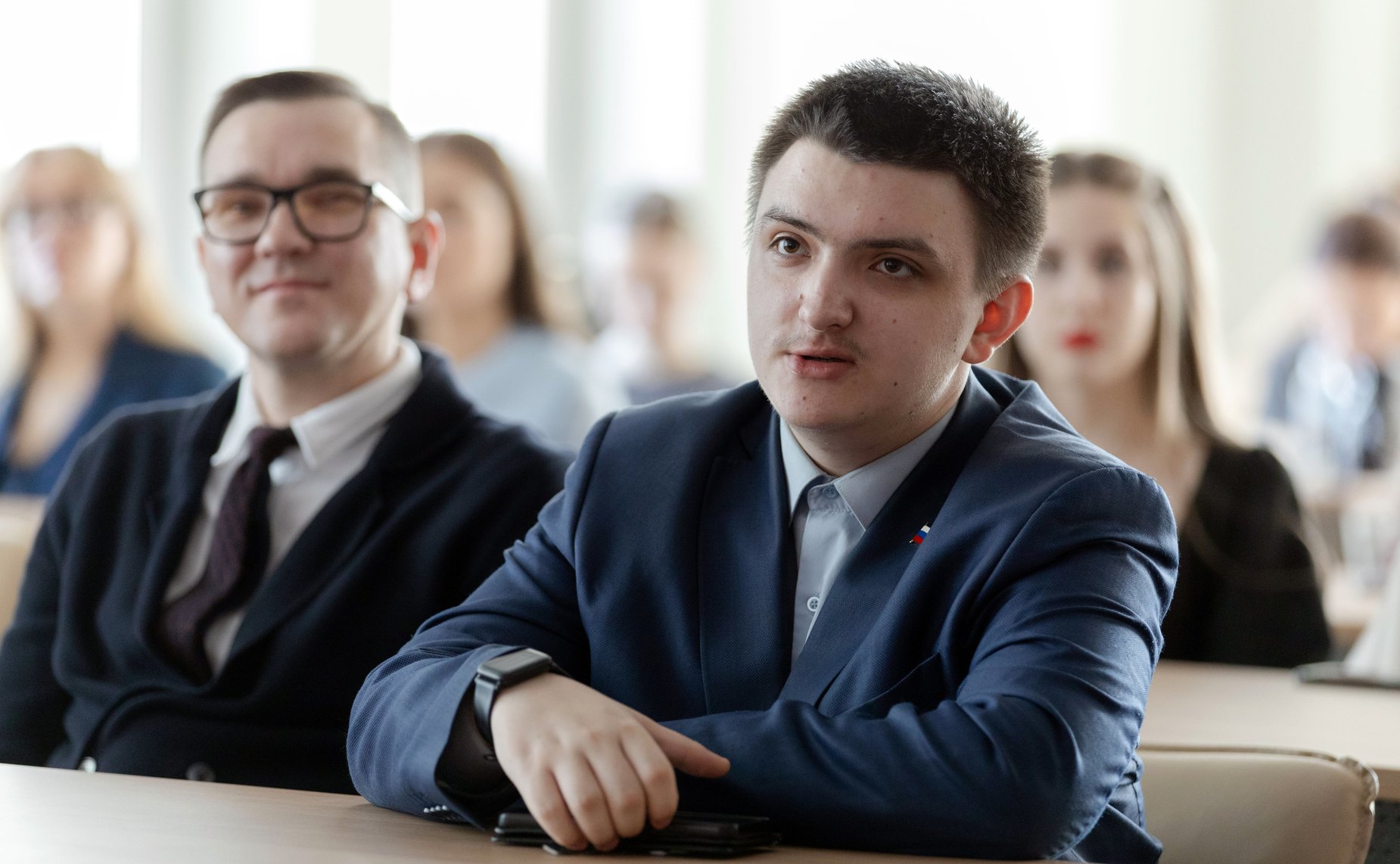 В стенах Российской академии народного хозяйства и государственной службы при Президенте РФ состоялась встреча студентов с сенатором Российской Федерации Сахамином Афанасьевым