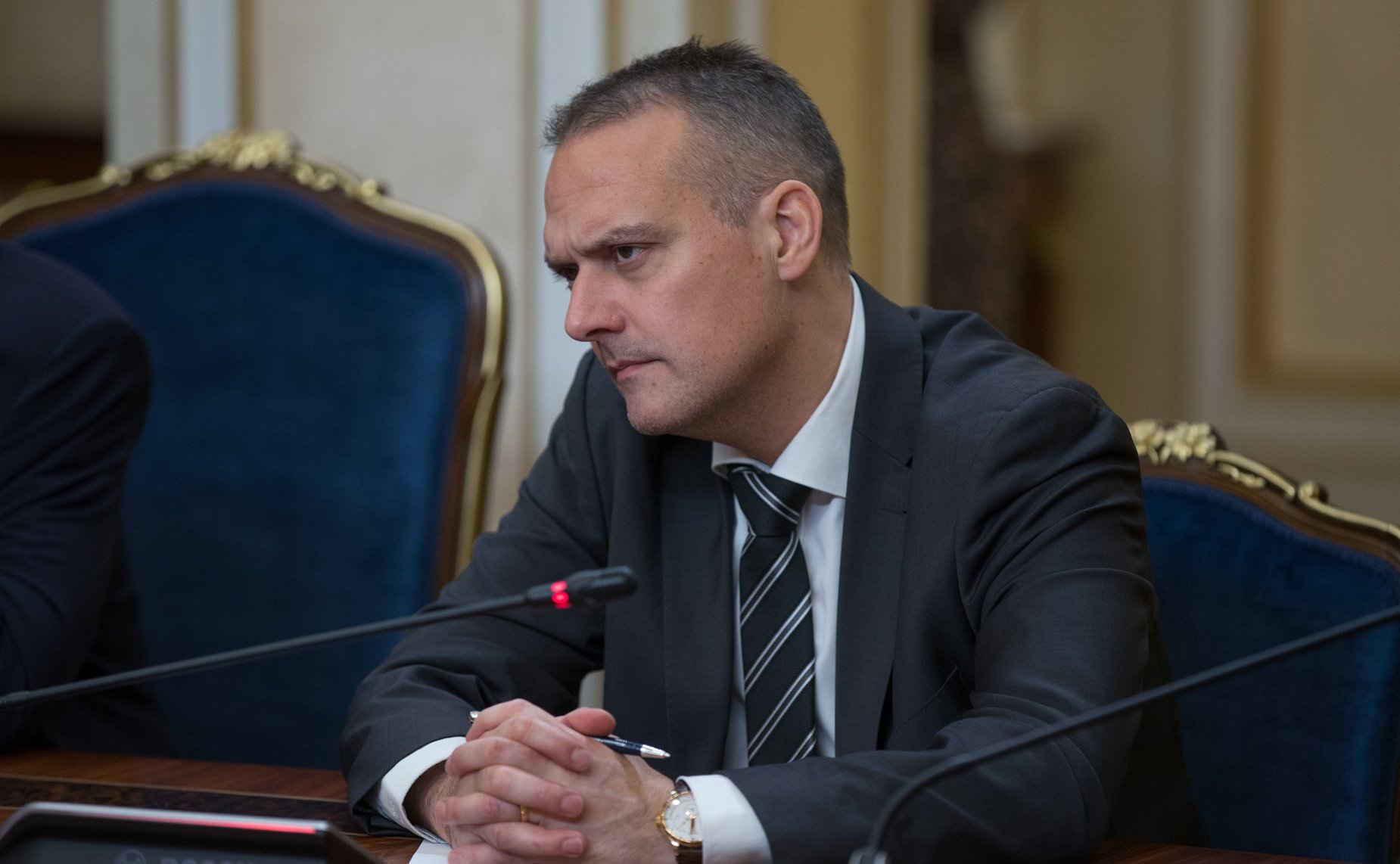 Встреча Ю. Воробьева с председателем Внешнеполитической комиссии Совета кантонов, сопредседателем группы дружбы «Швейцария-Россия» Федерального Собрания Швейцарской Конфедерации Филиппо Ломбарди