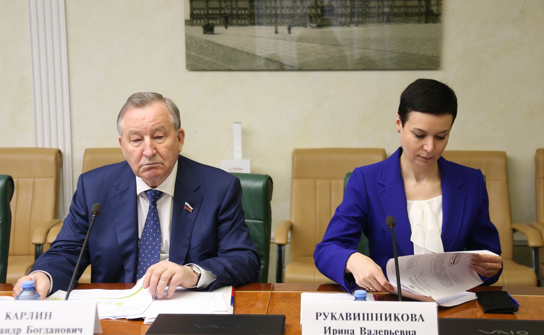 Александр Карлин и Ирина Рукавишникова