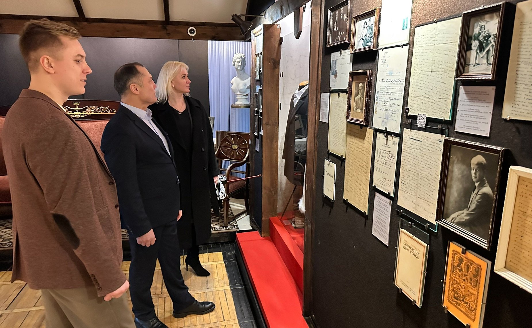 Игорь Мурог провел встречу с директором Государственного музея-заповедника С.А. Есенина Вячеславом Журавлевым и главой администрации Рыбновского муниципального района Рязанской области Еленой Минковой