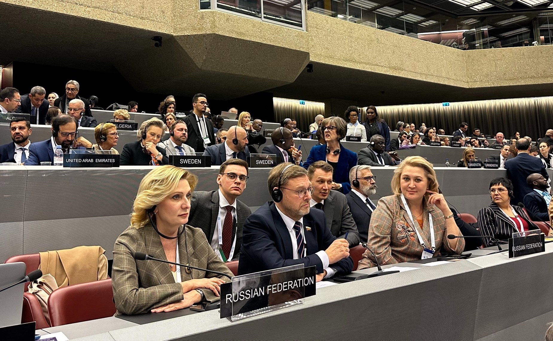 Сенаторы принимают участие в работе 148-й Ассамблеи Межпарламентского союза в Женеве