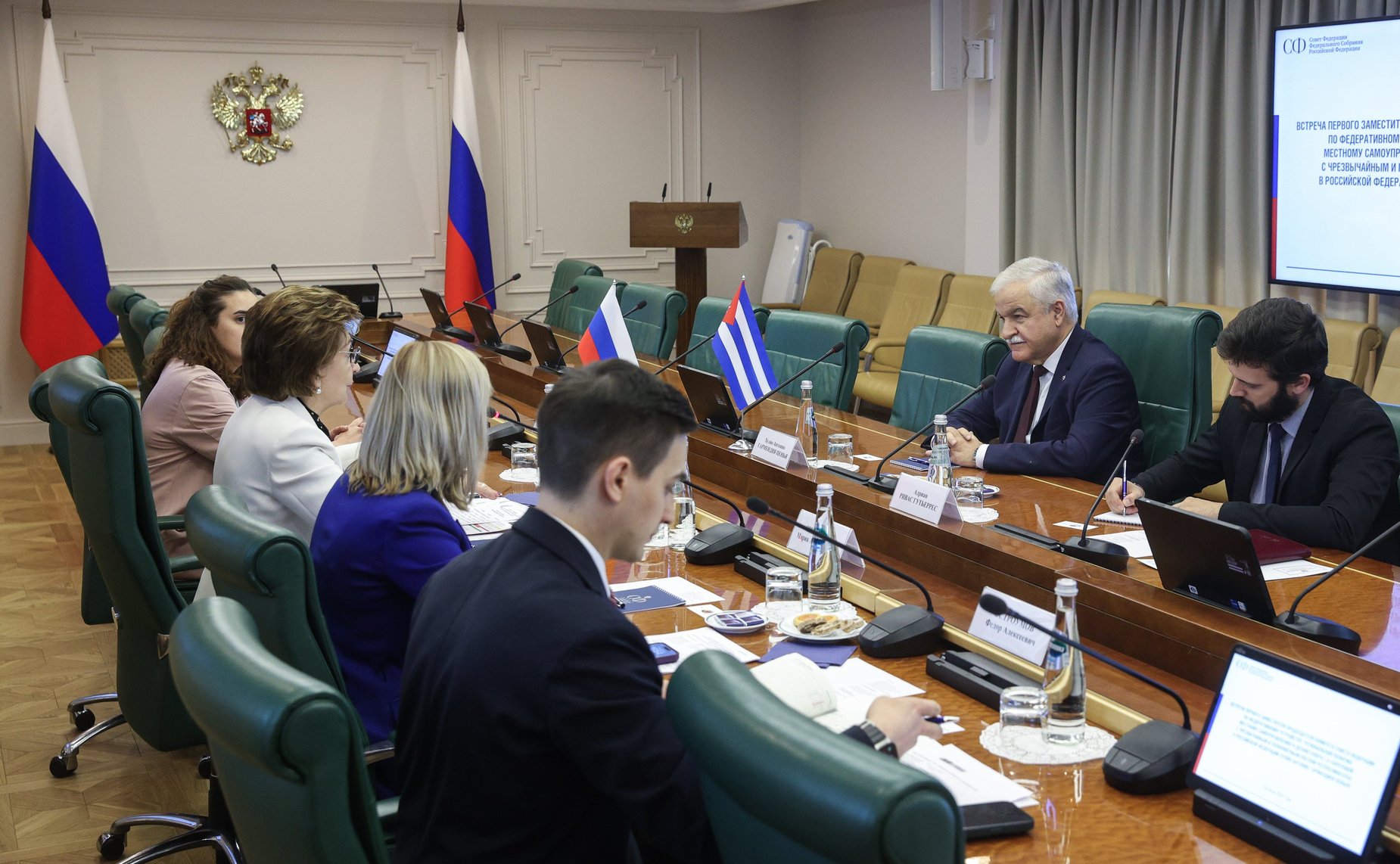 Встреча Галины Кареловой с Чрезвычайным и Полномочным Послом Республики Куба в Российской Федерации