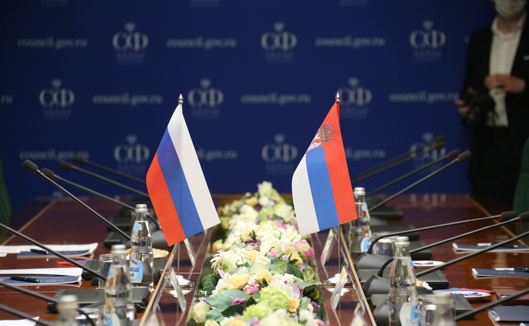 Встреча Константина Косачева с Министром по инновациям и технологическому развитию Республики Сербии