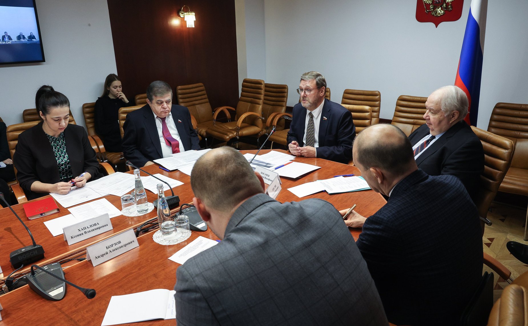 Константин Косачев провел первое заседание временной рабочей группы Совета Федерации по подготовке X Парламентского форума БРИКС